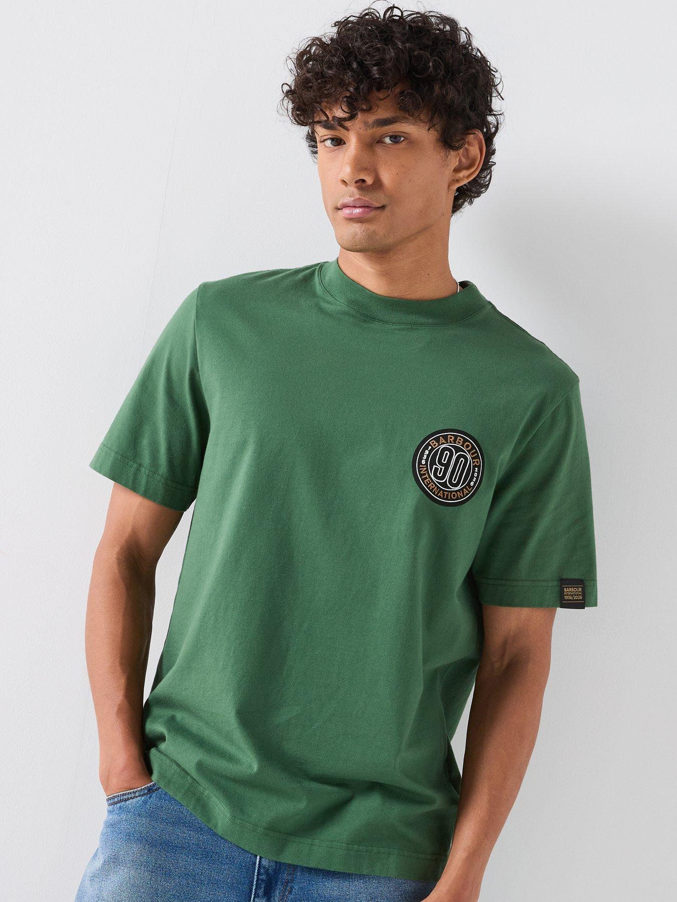 Barbour International International 90Th Anniversary Back Graphic Relaxed T-Shirt - Green