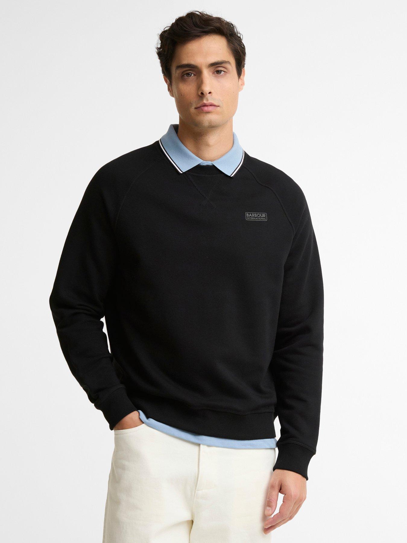 Barbour International International Essential Crew Neck Sweat - Black