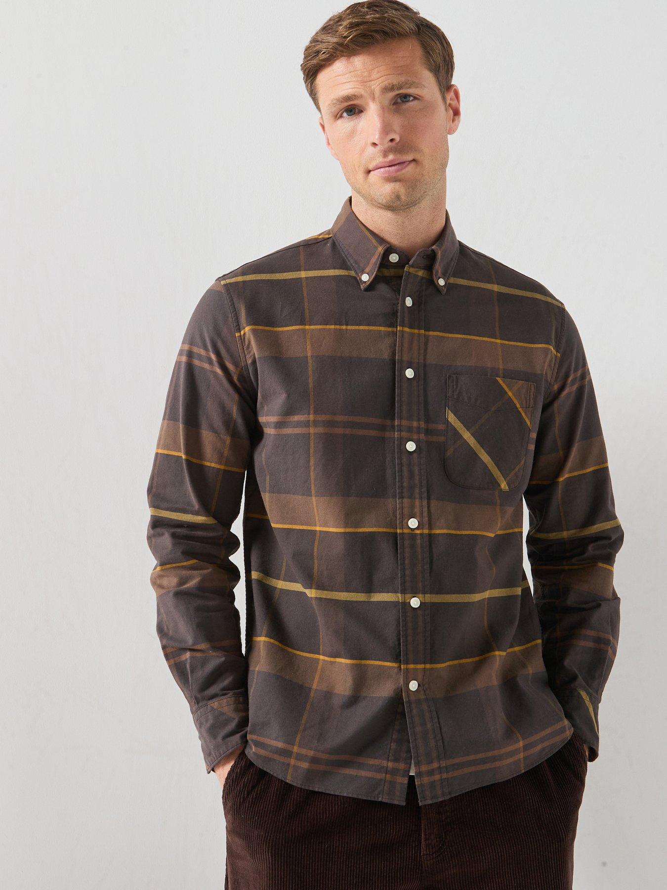 Barbour Mineral Tartan Dunoon Regular Fit Shirt - Brown