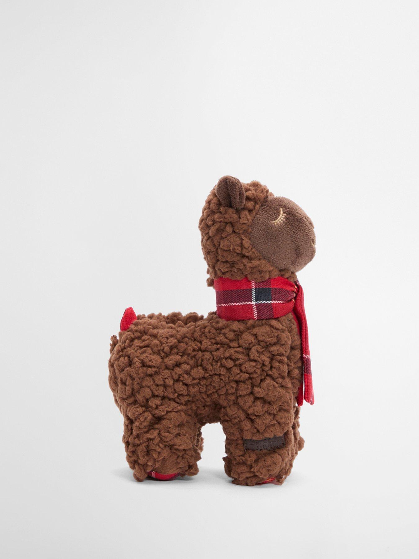 Image 4 of 5 of Barbour Dog Llama Toy - Brown