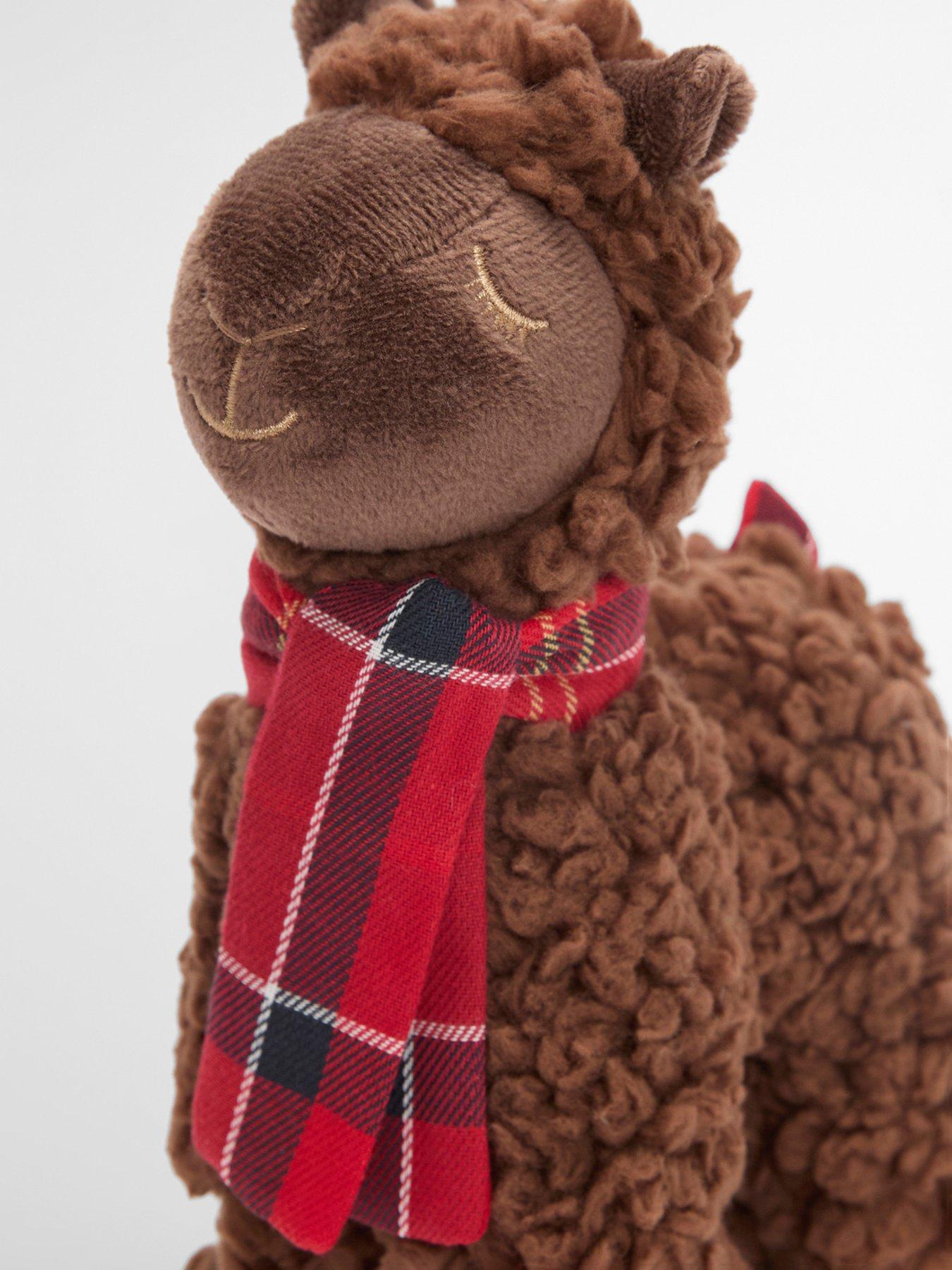 Image 5 of 5 of Barbour Dog Llama Toy - Brown