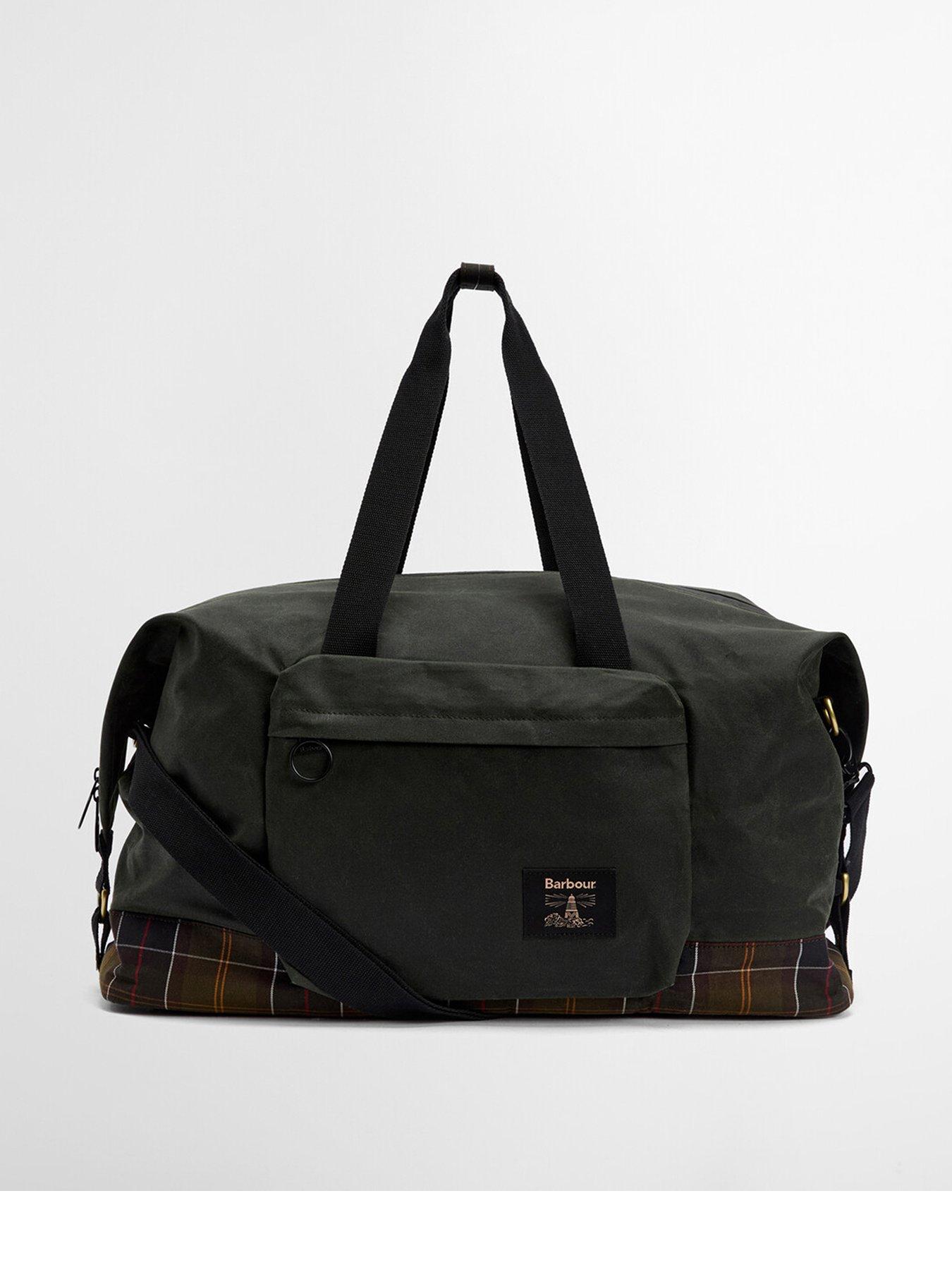 Image 1 of 6 of Barbour Field Wax Holdall Bag - Green