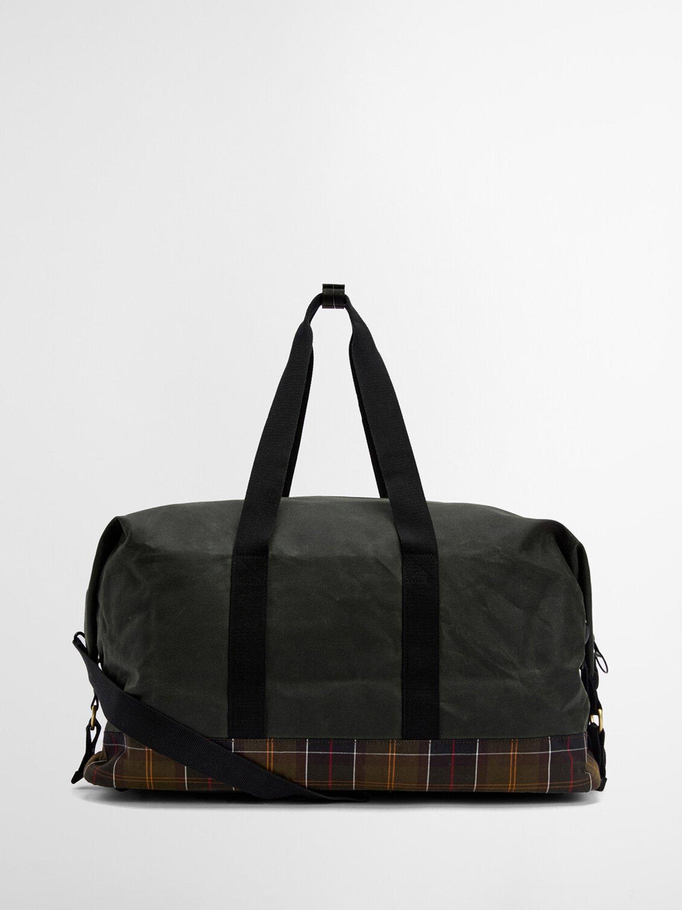 Image 2 of 6 of Barbour Field Wax Holdall Bag - Green