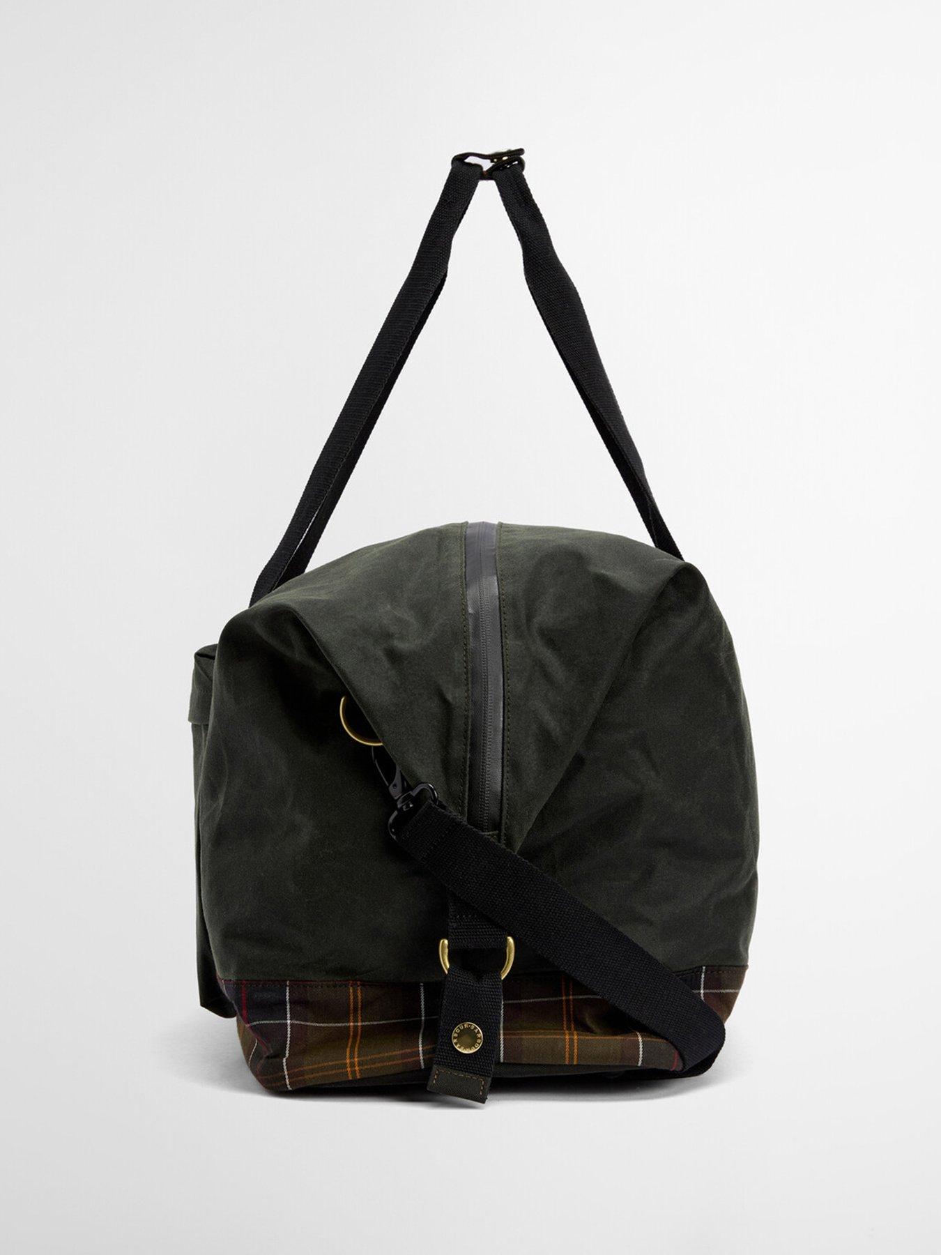 Image 3 of 6 of Barbour Field Wax Holdall Bag - Green