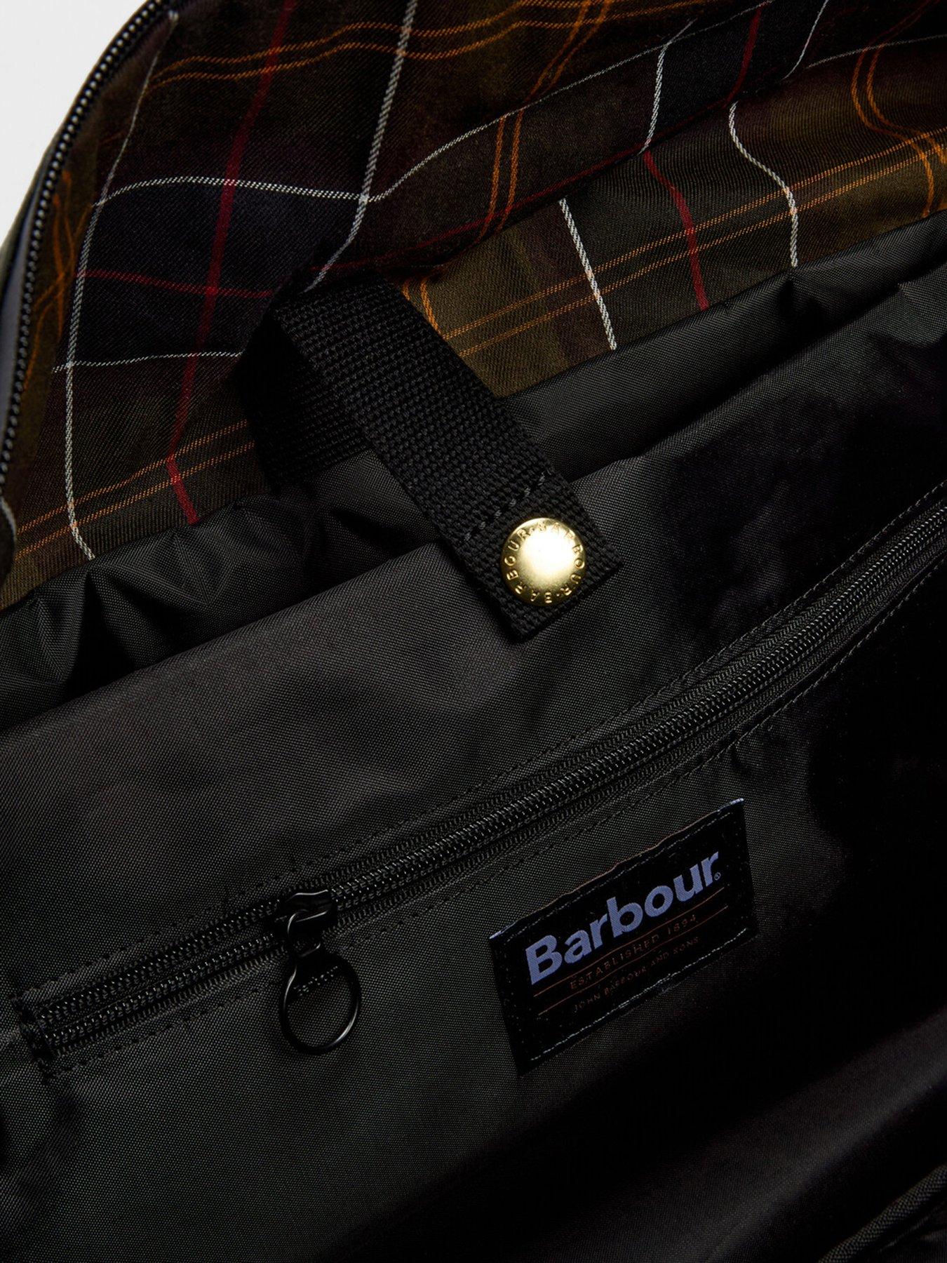 Image 6 of 6 of Barbour Field Wax Holdall Bag - Green