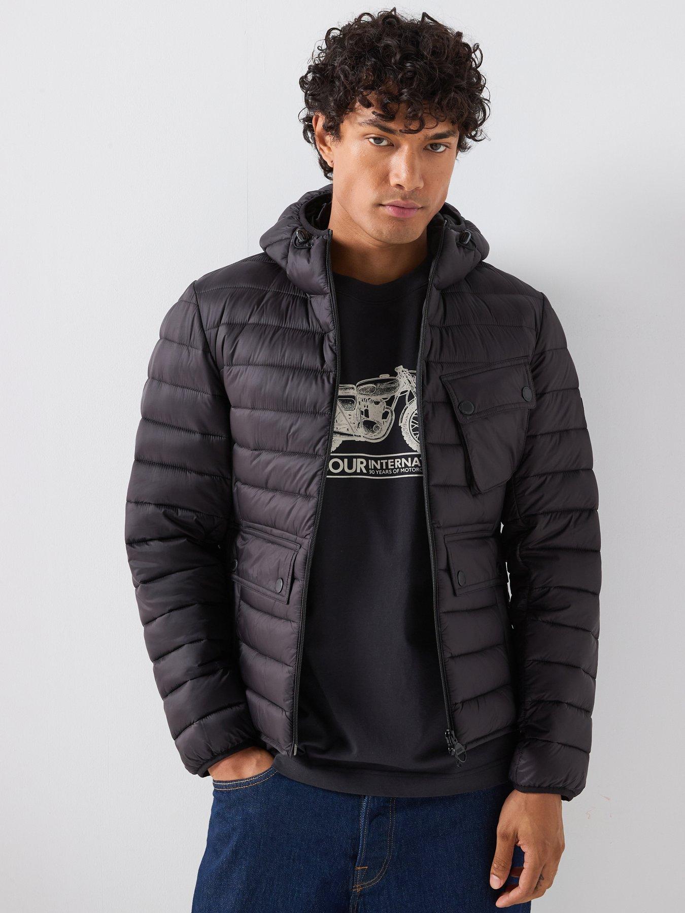 Barbour International International Ouston Padded Puffer Jacket - Black