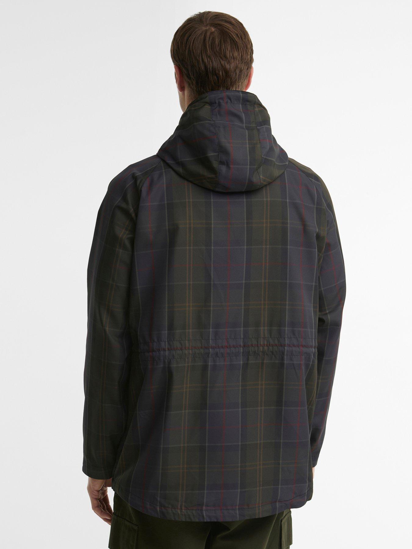 Image 2 of 5 of Barbour Shadow Tartan Showerproof Jacket - Navy
