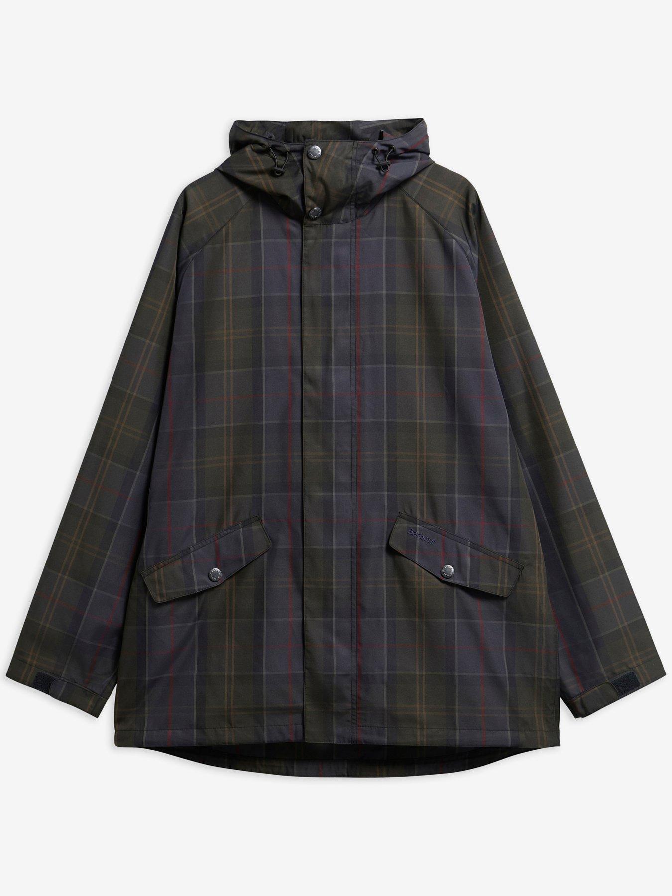 Image 5 of 5 of Barbour Shadow Tartan Showerproof Jacket - Navy