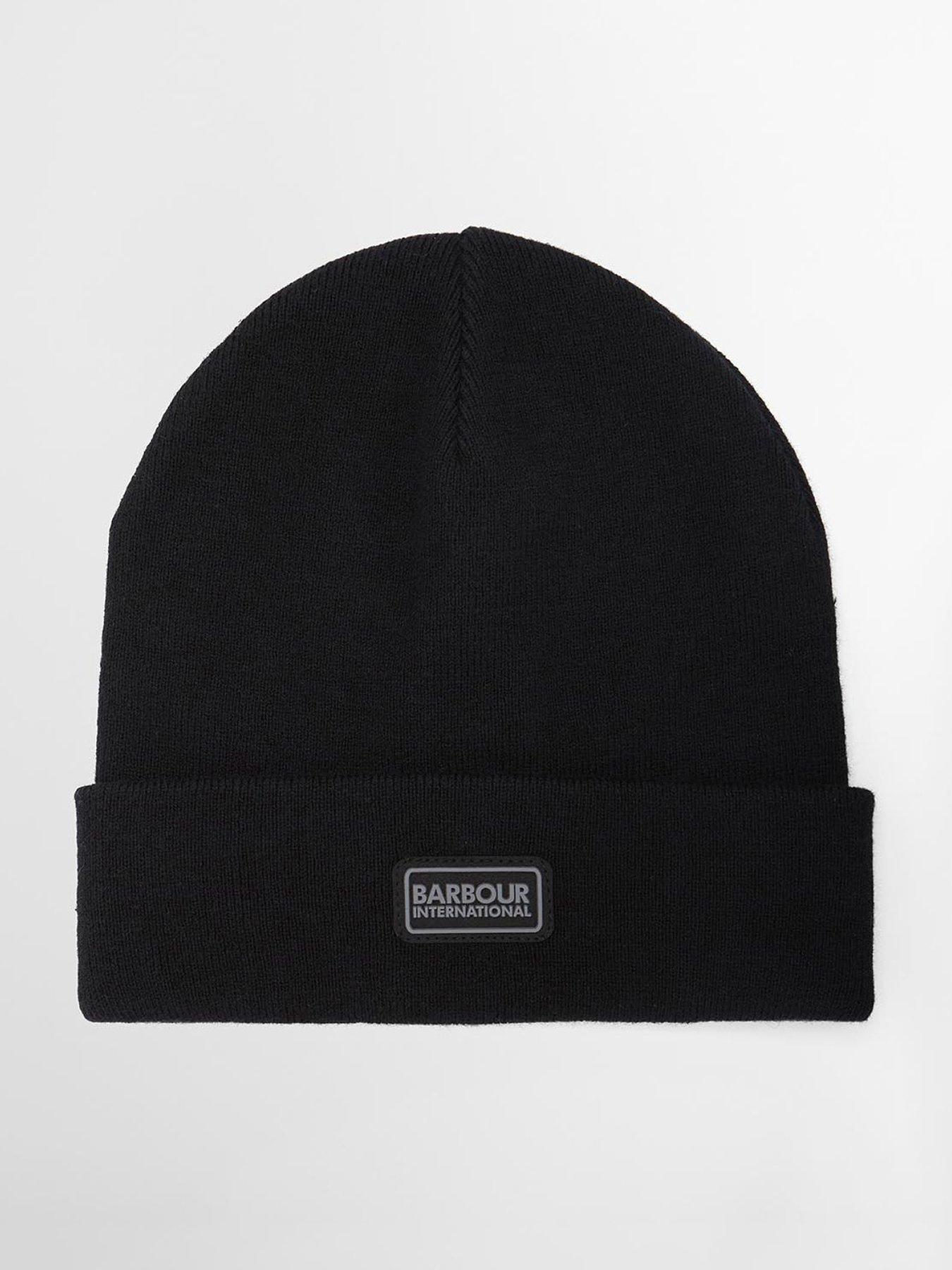 Image 1 of 3 of Barbour International International Sensor Legacy Beanie Hat - Black