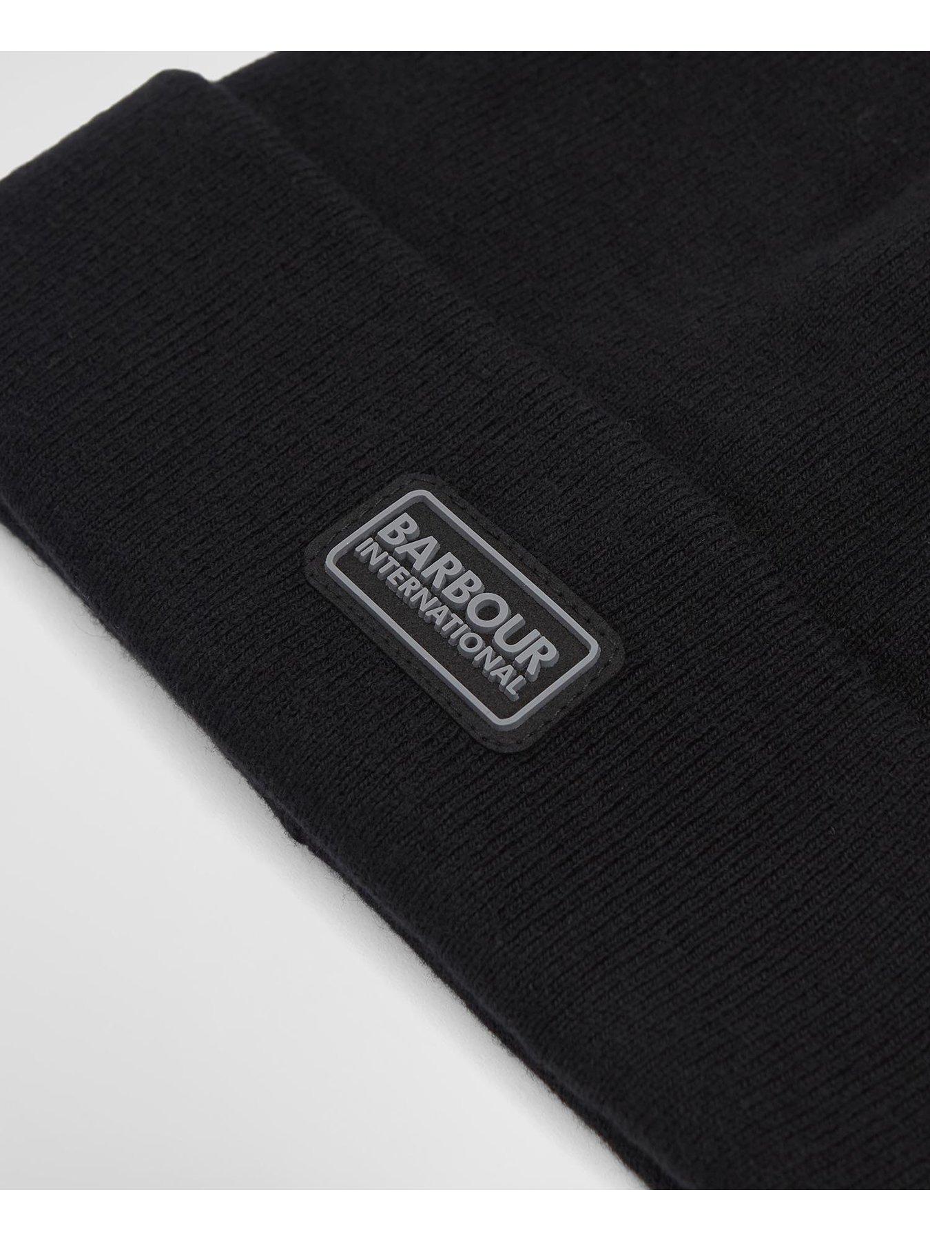 Image 3 of 3 of Barbour International International Sensor Legacy Beanie Hat - Black