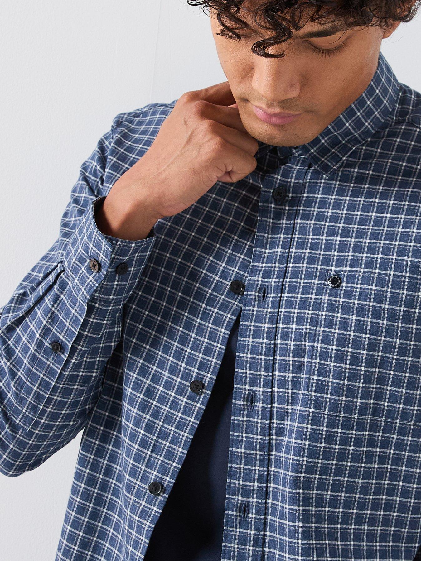 Image 4 of 6 of Barbour International International Malkin Checked Shirt - Grey
