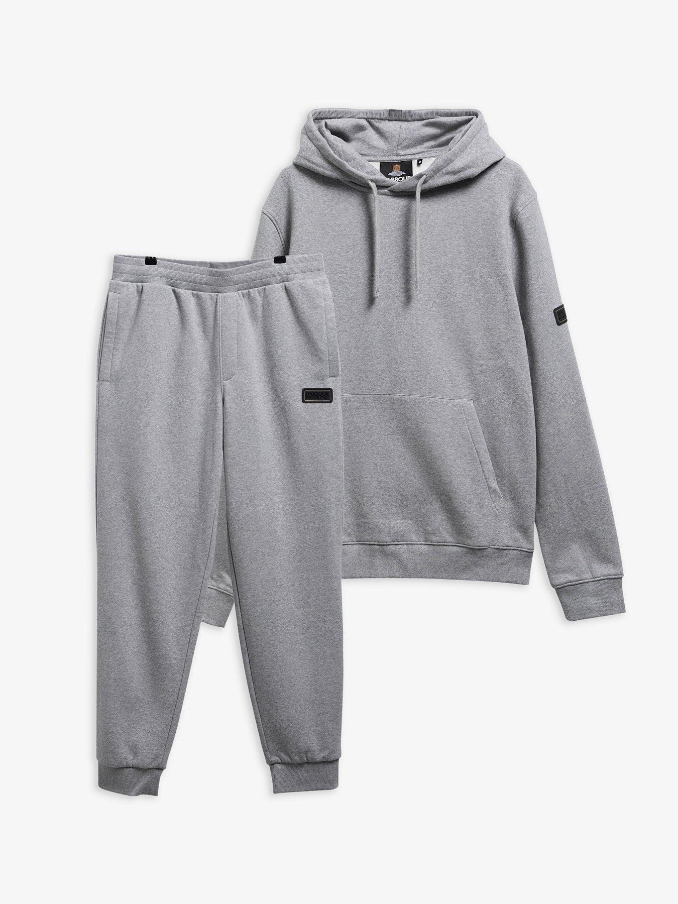 Image 6 of 6 of Barbour International Map Oh Badge Tracksuit - Grey