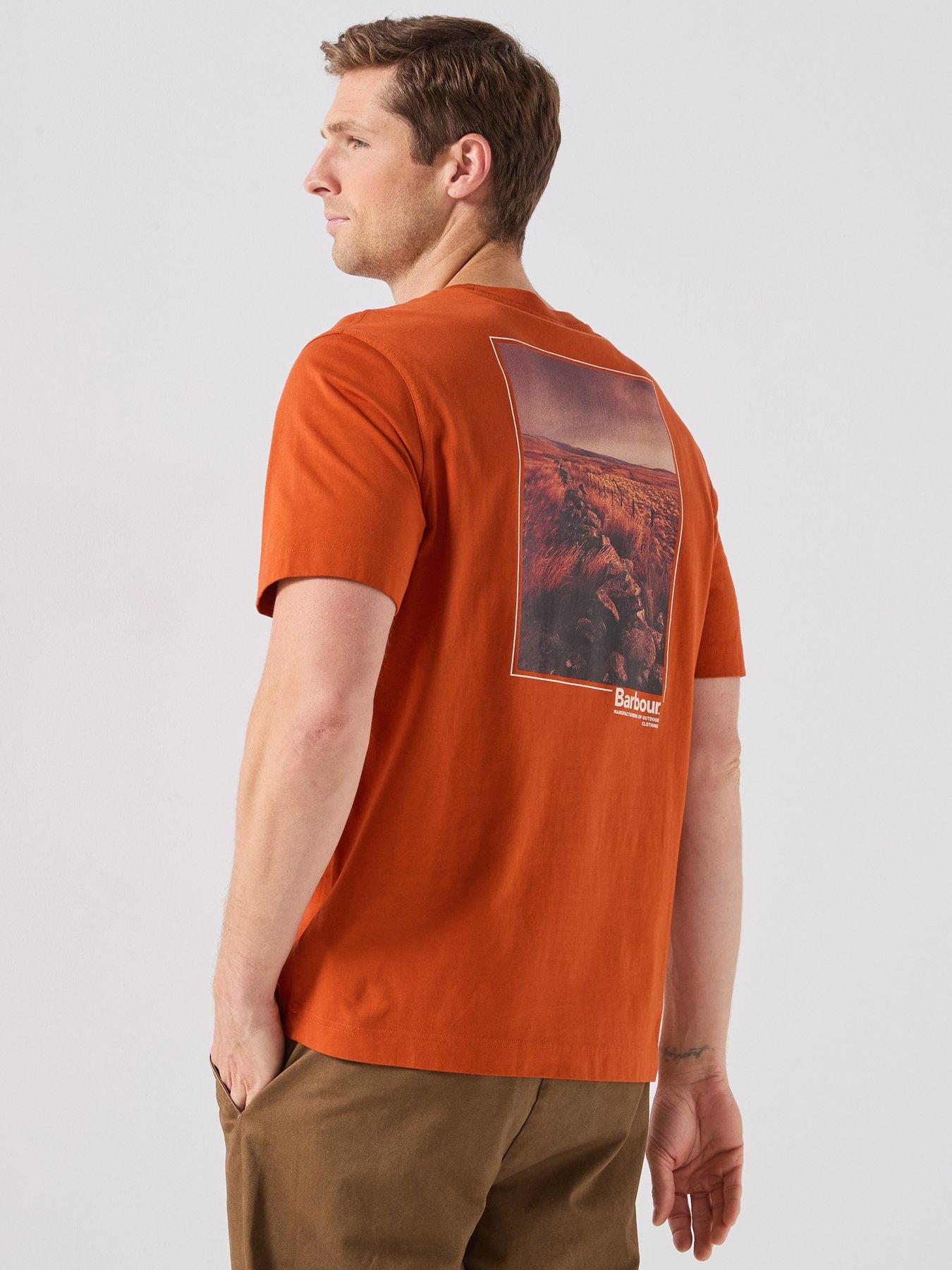 Barbour Birchcliffe Relaxed Back Graphic T-Shirt - Orange
