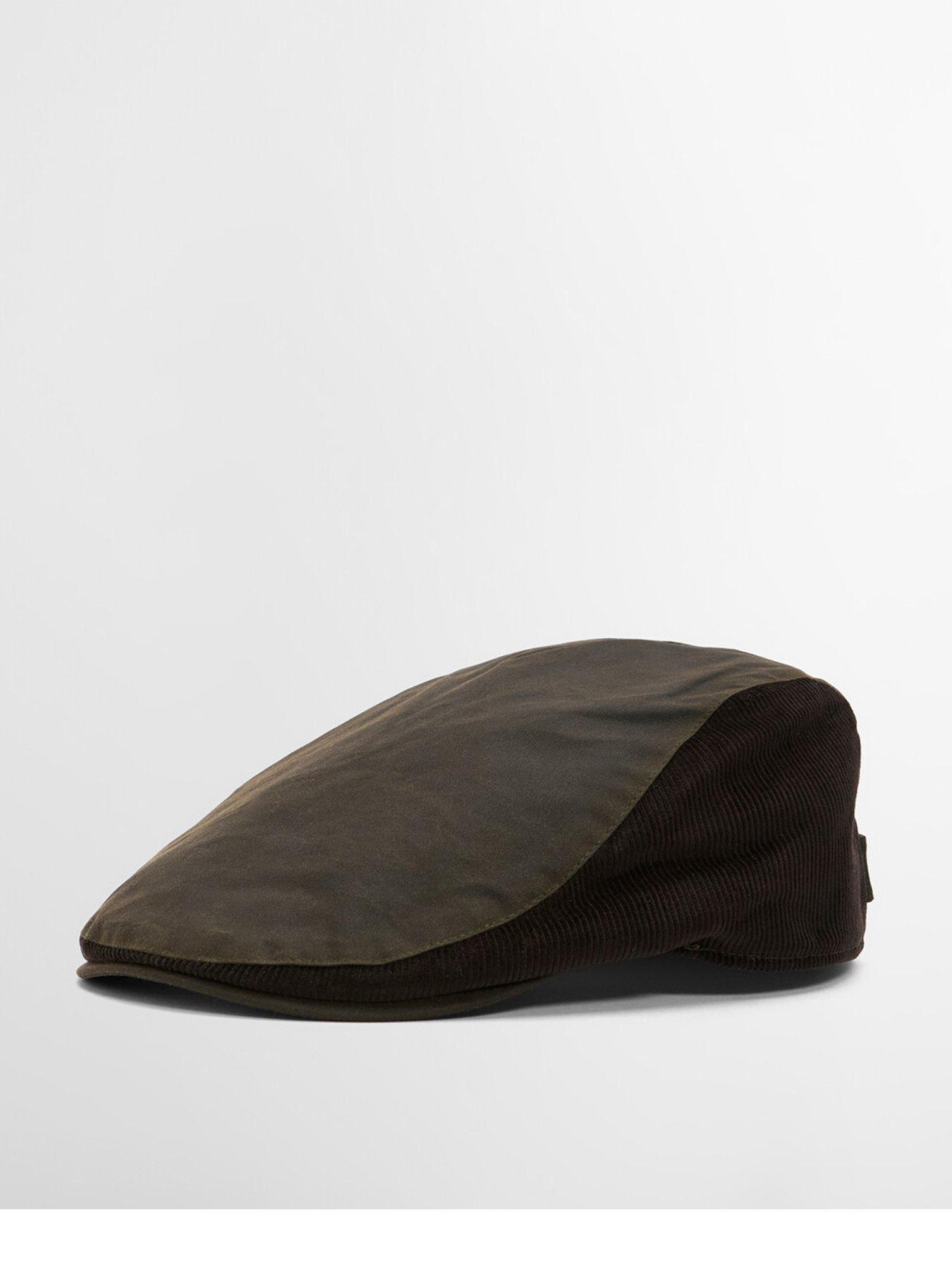 Barbour Men's Ashby Waxed Flat Cap - Green