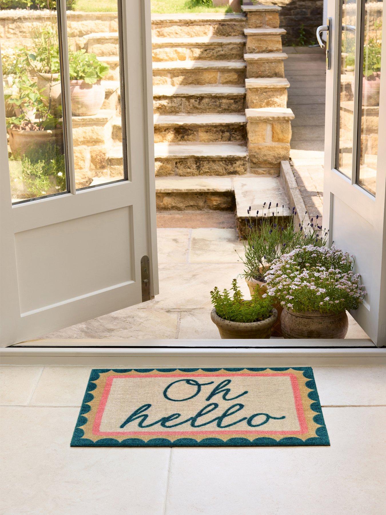 Image 1 of 3 of The Very Collection Oh Hello Doormat 50x75cm