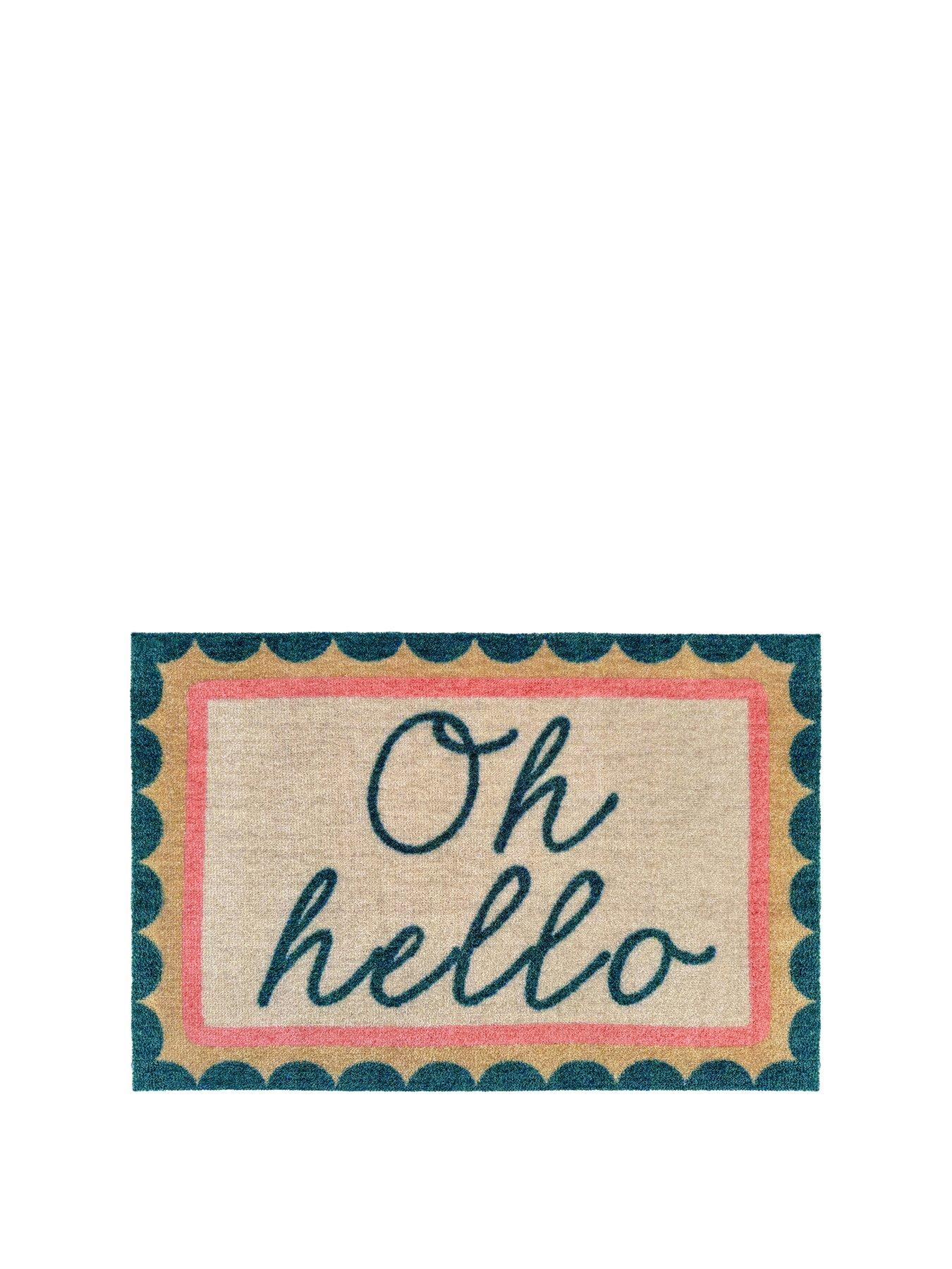 Image 2 of 3 of The Very Collection Oh Hello Doormat 50x75cm