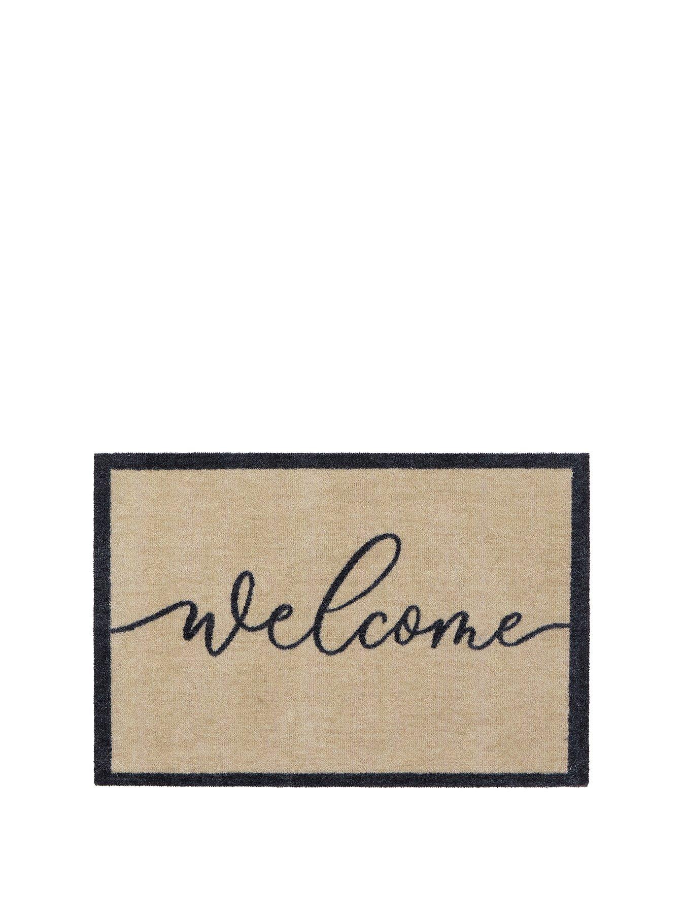 Image 2 of 4 of The Very Collection Welcome Linear Doormat 50x75cm
