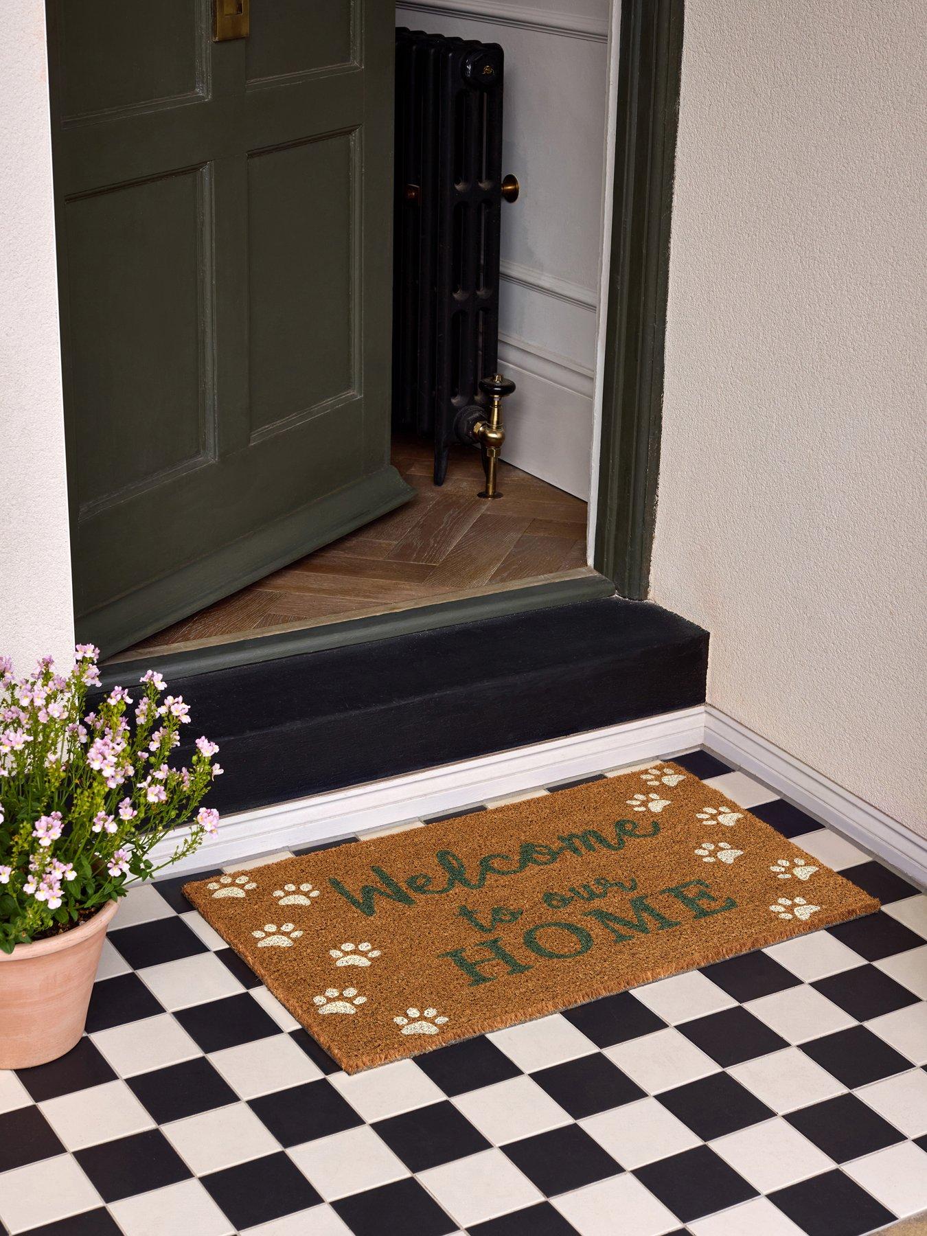Image 1 of 3 of The Very Collection Welcome Paws Coir Doormat 45x75