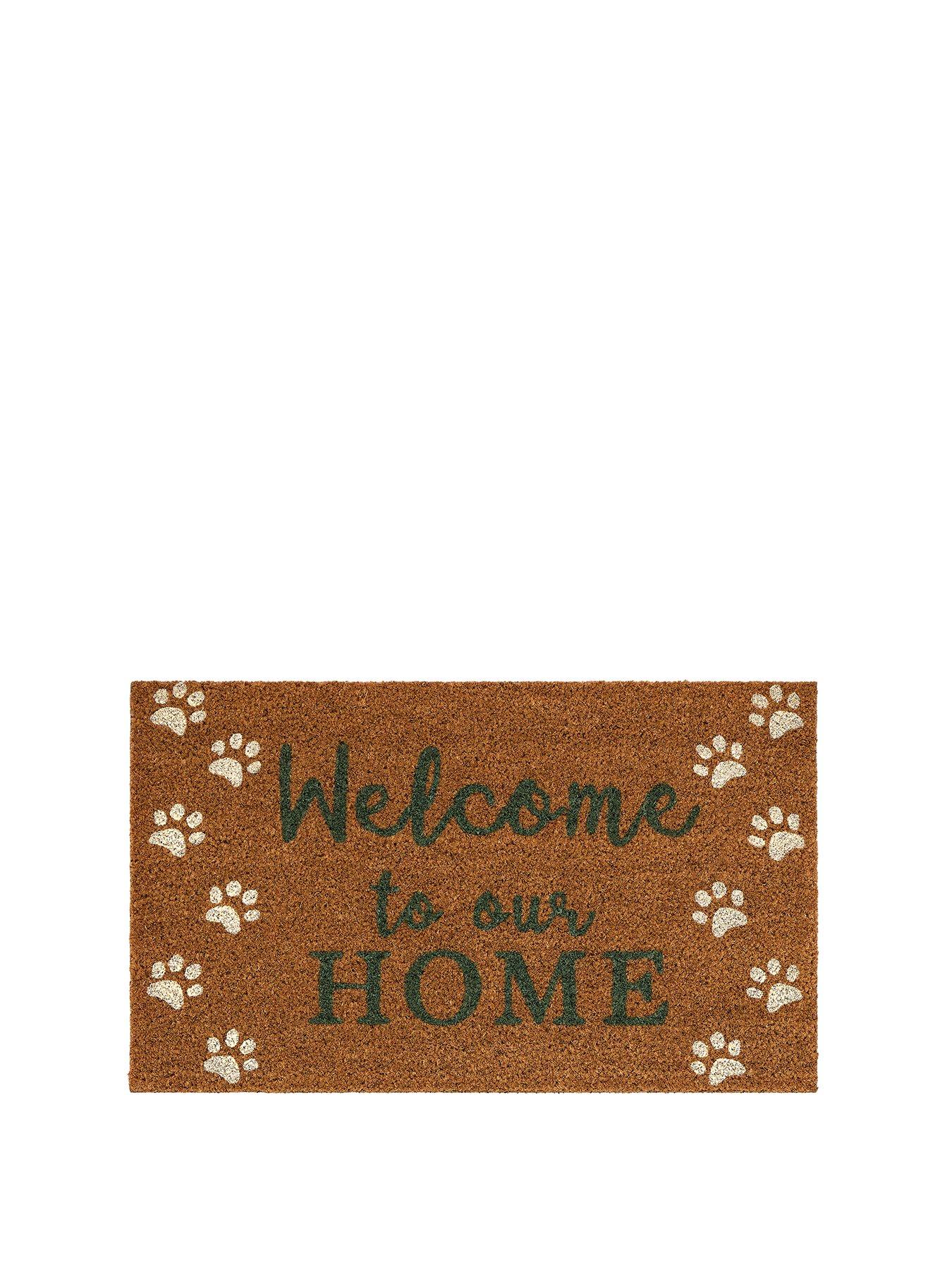 Image 2 of 3 of The Very Collection Welcome Paws Coir Doormat 45x75