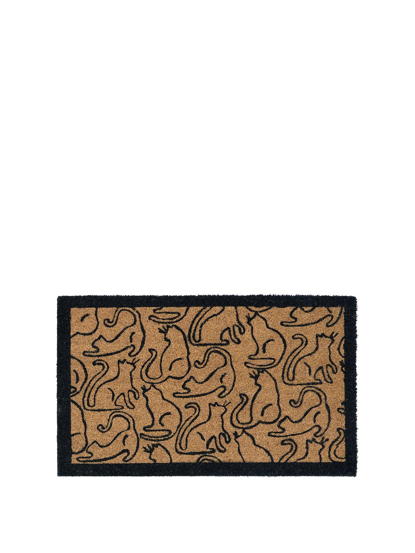 Image 2 of 3 of The Very Collection Outline Cats Coir Doormat 45x75