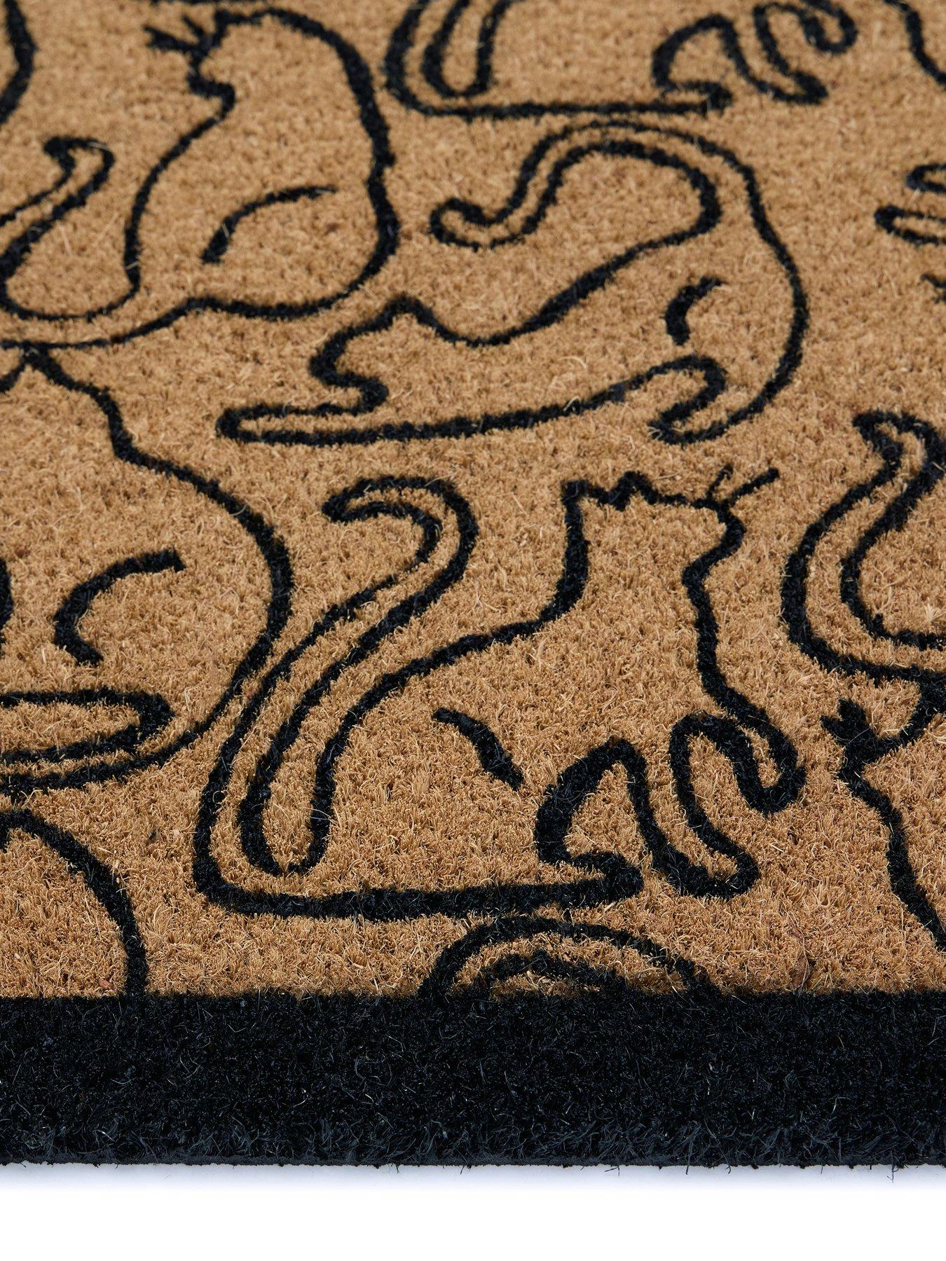Image 3 of 3 of The Very Collection Outline Cats Coir Doormat 45x75