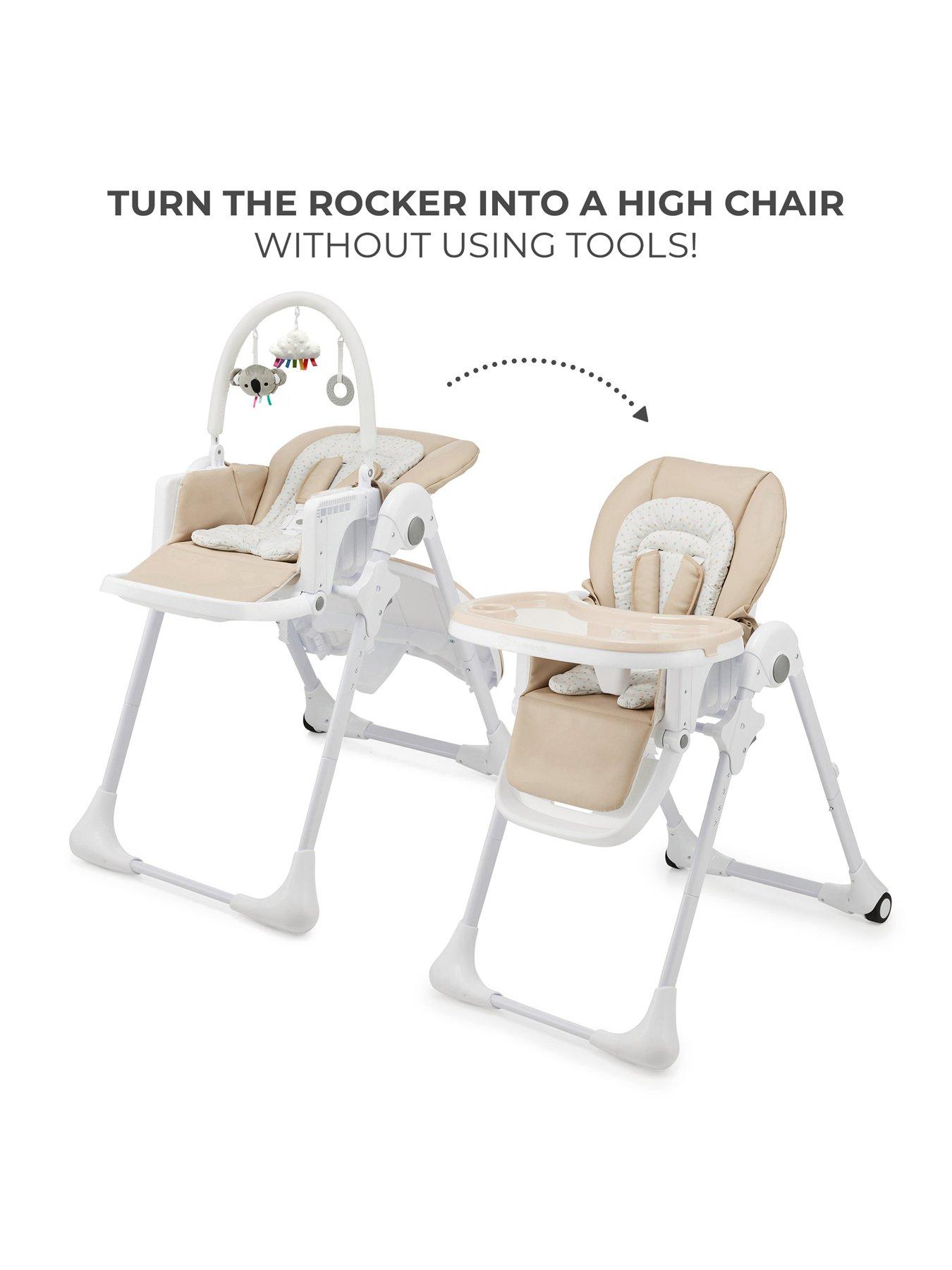 Image 3 of 8 of Kinderkraft Tummie Folding Feeding Highchair- BEIGE