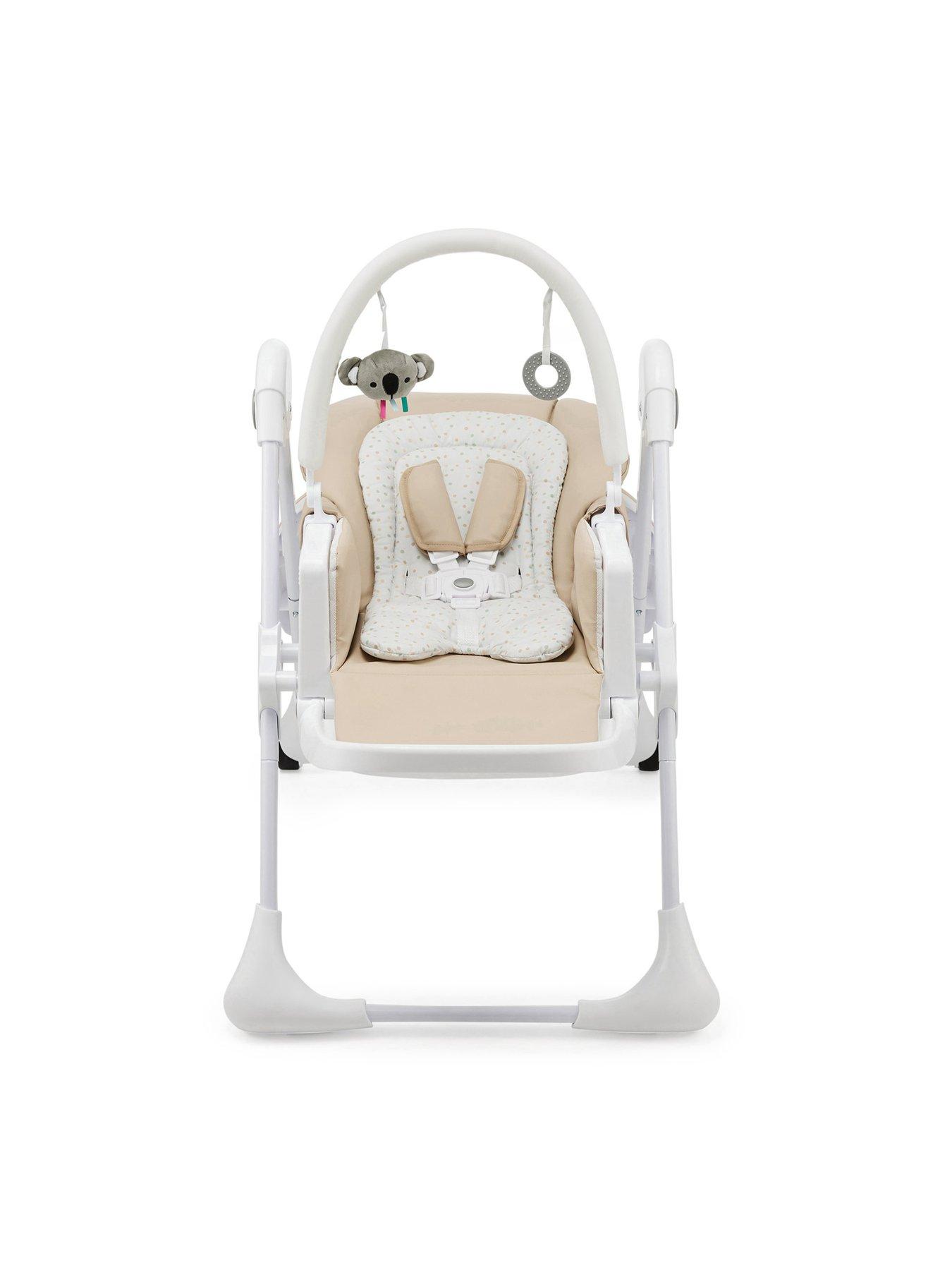 Image 4 of 8 of Kinderkraft Tummie Folding Feeding Highchair- BEIGE