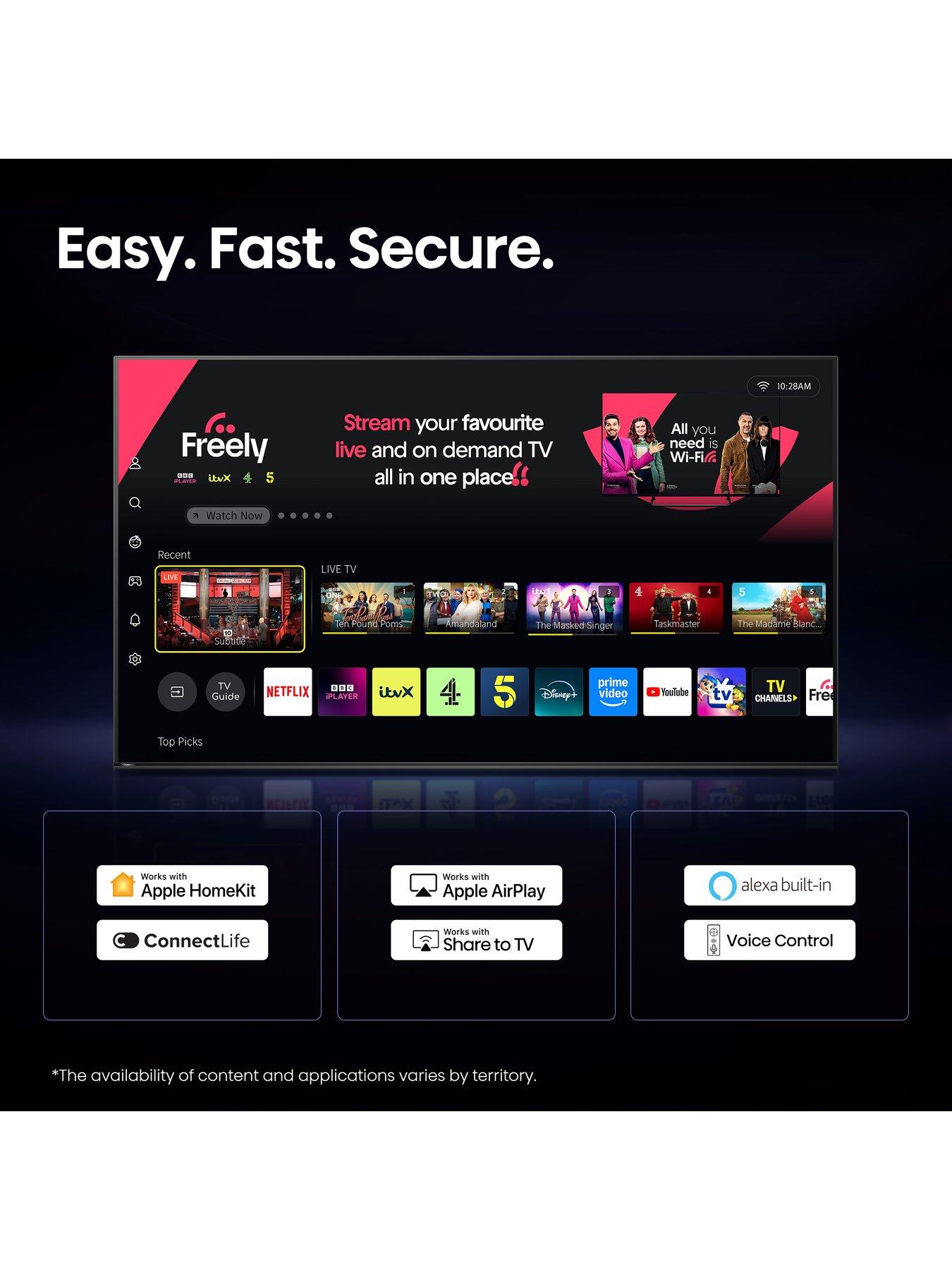 Image 6 of 7 of Hisense Hisense 55" E7 QLED Smart TV 55E7STUK