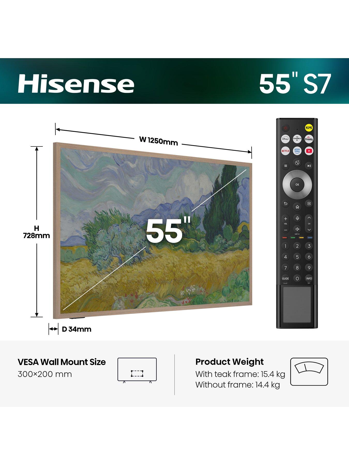 Image 2 of 7 of Hisense Hisense 55" S7 QLED Smart TV 55S7STUK