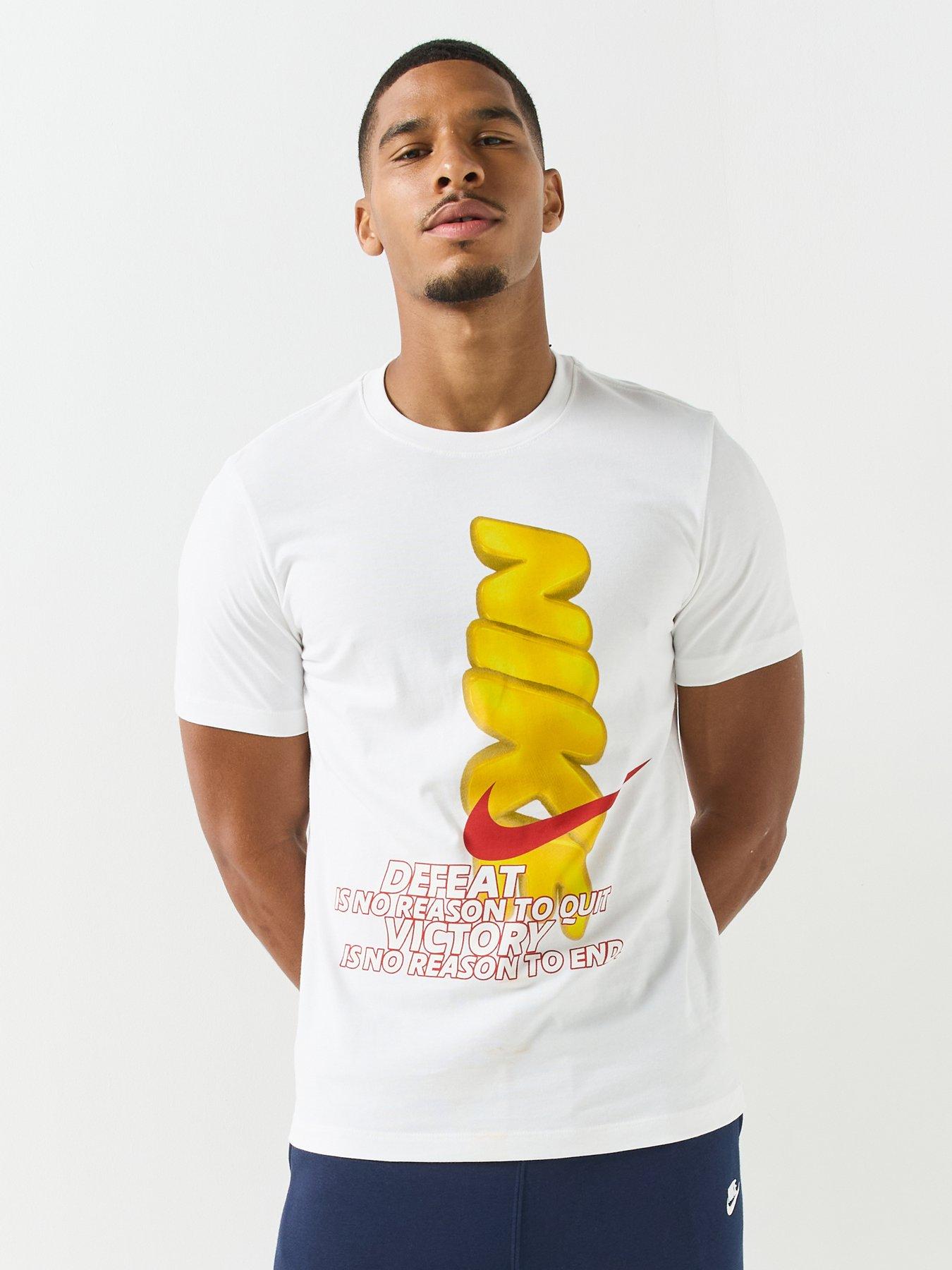 Image 4 of 6 of Nike Nike Mens Dna Gold Graphic T-shirt - White