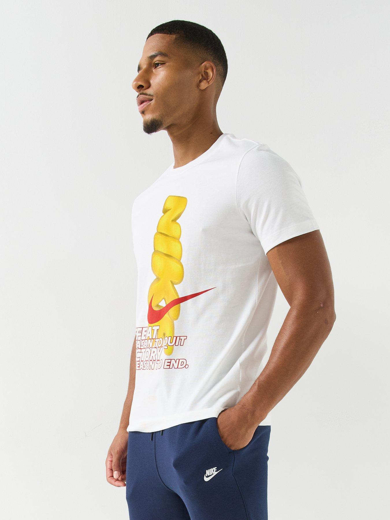 Image 5 of 6 of Nike Nike Mens Dna Gold Graphic T-shirt - White