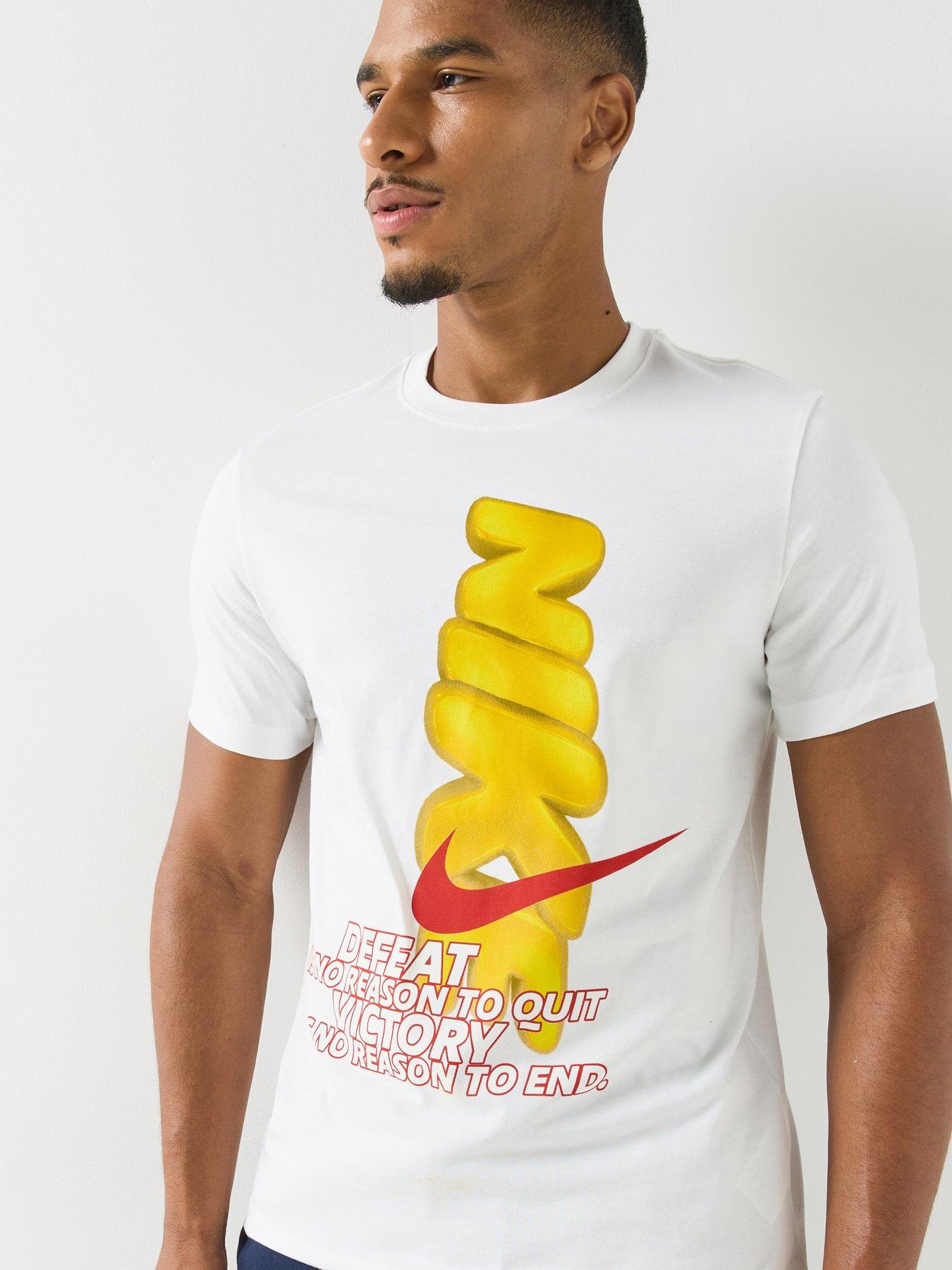 Image 6 of 6 of Nike Nike Mens Dna Gold Graphic T-shirt - White