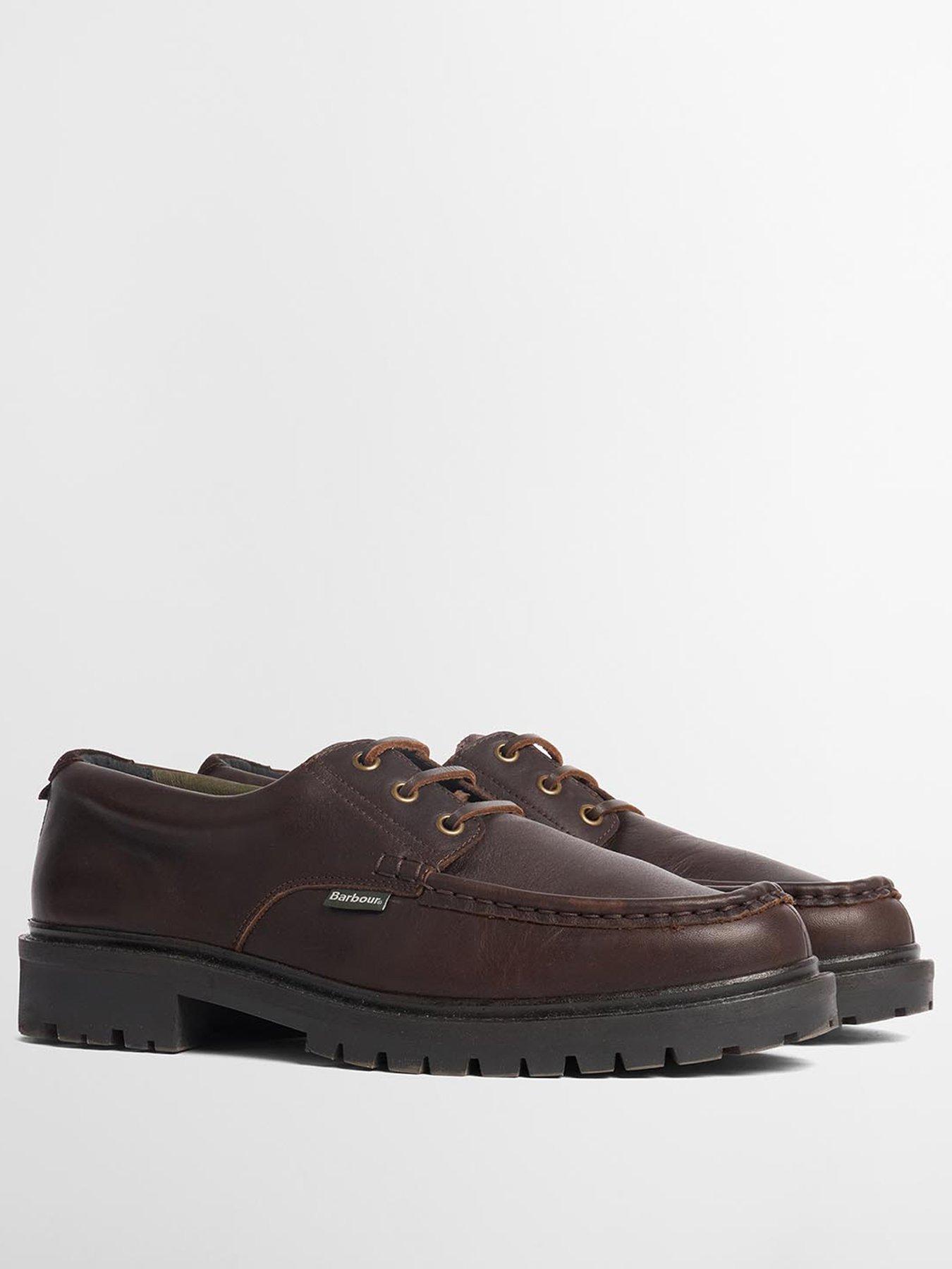 Image 2 of 6 of Barbour Paxton Apron Leather Derby Shoe - Brown