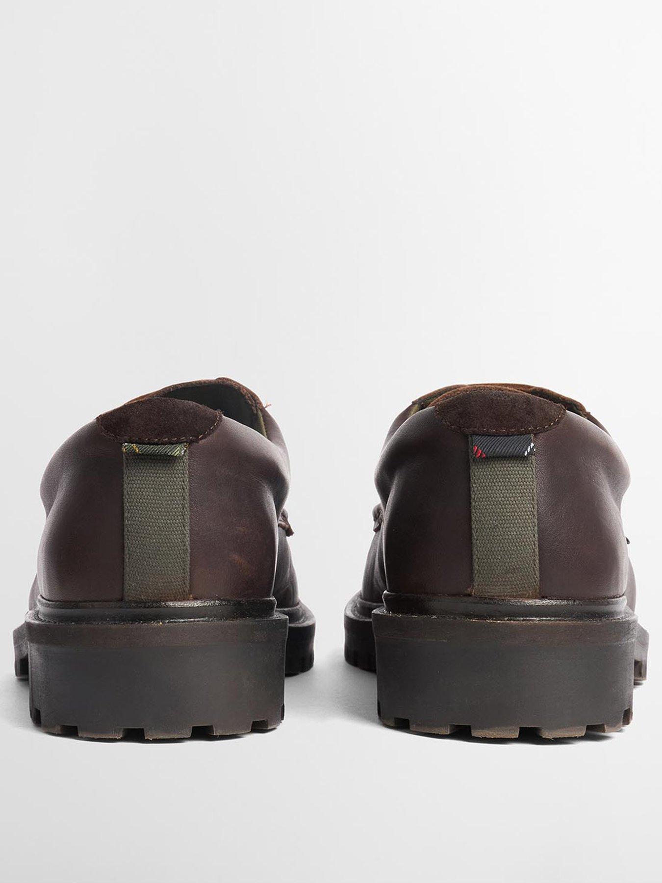 Image 3 of 6 of Barbour Paxton Apron Leather Derby Shoe - Brown