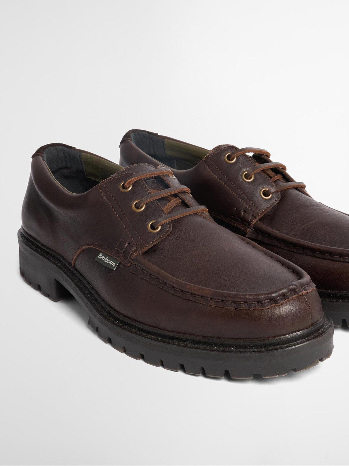 Image 5 of 6 of Barbour Paxton Apron Leather Derby Shoe - Brown