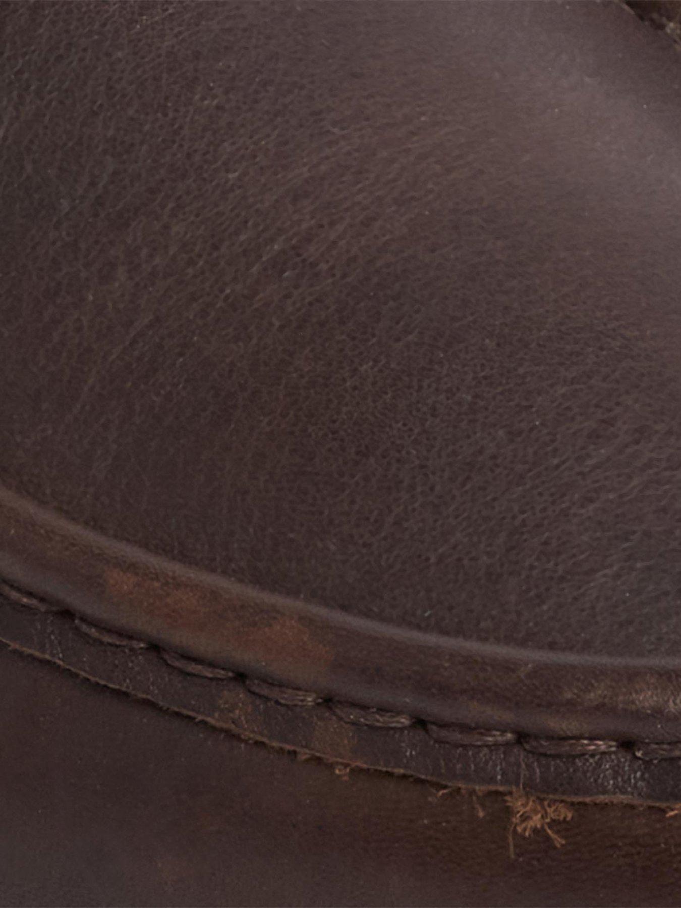 Image 6 of 6 of Barbour Paxton Apron Leather Derby Shoe - Brown