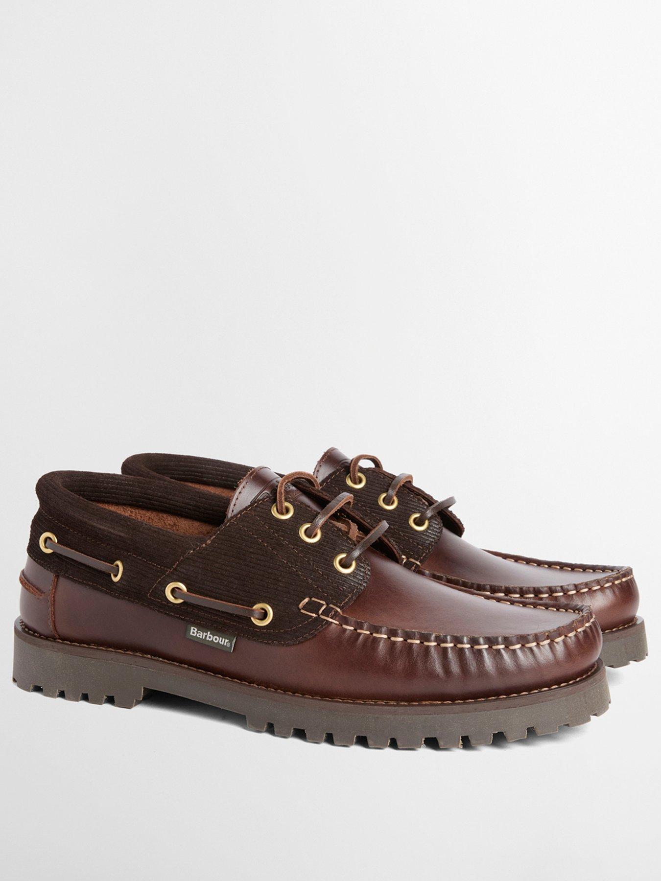 Image 2 of 5 of Barbour Deck Leather Boat Shoe - Brown