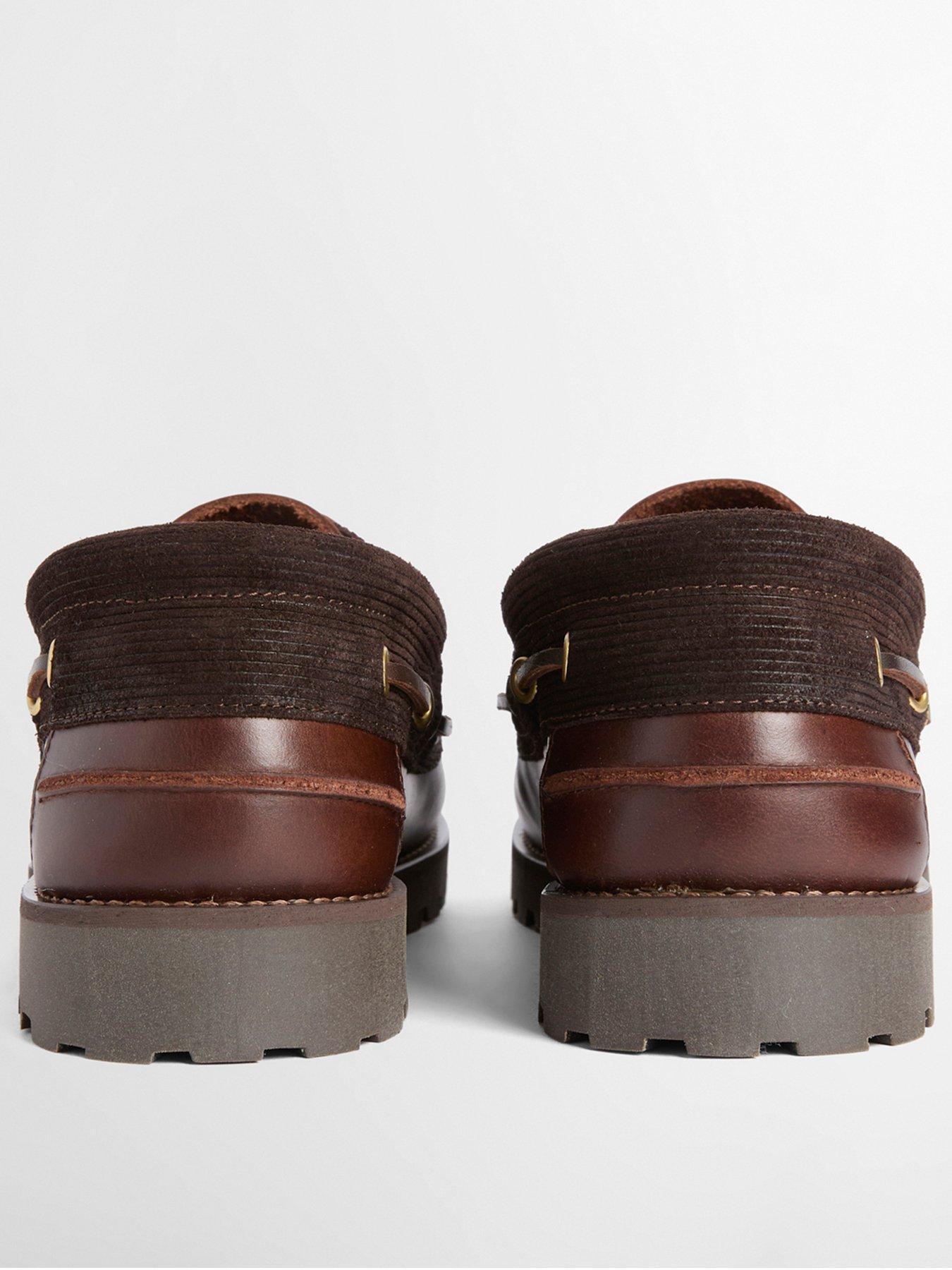 Image 3 of 5 of Barbour Deck Leather Boat Shoe - Brown