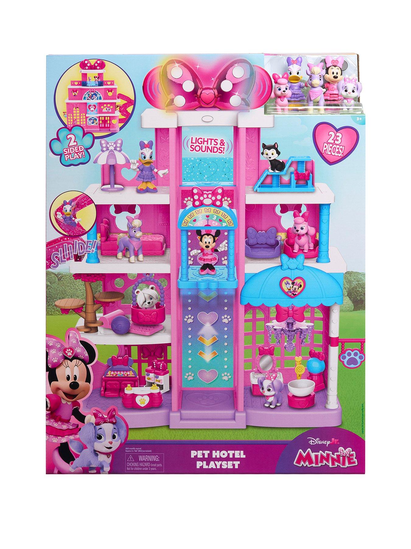 Image 1 of 8 of Minnie Mouse Lights And Sounds Pet Hotel Playset