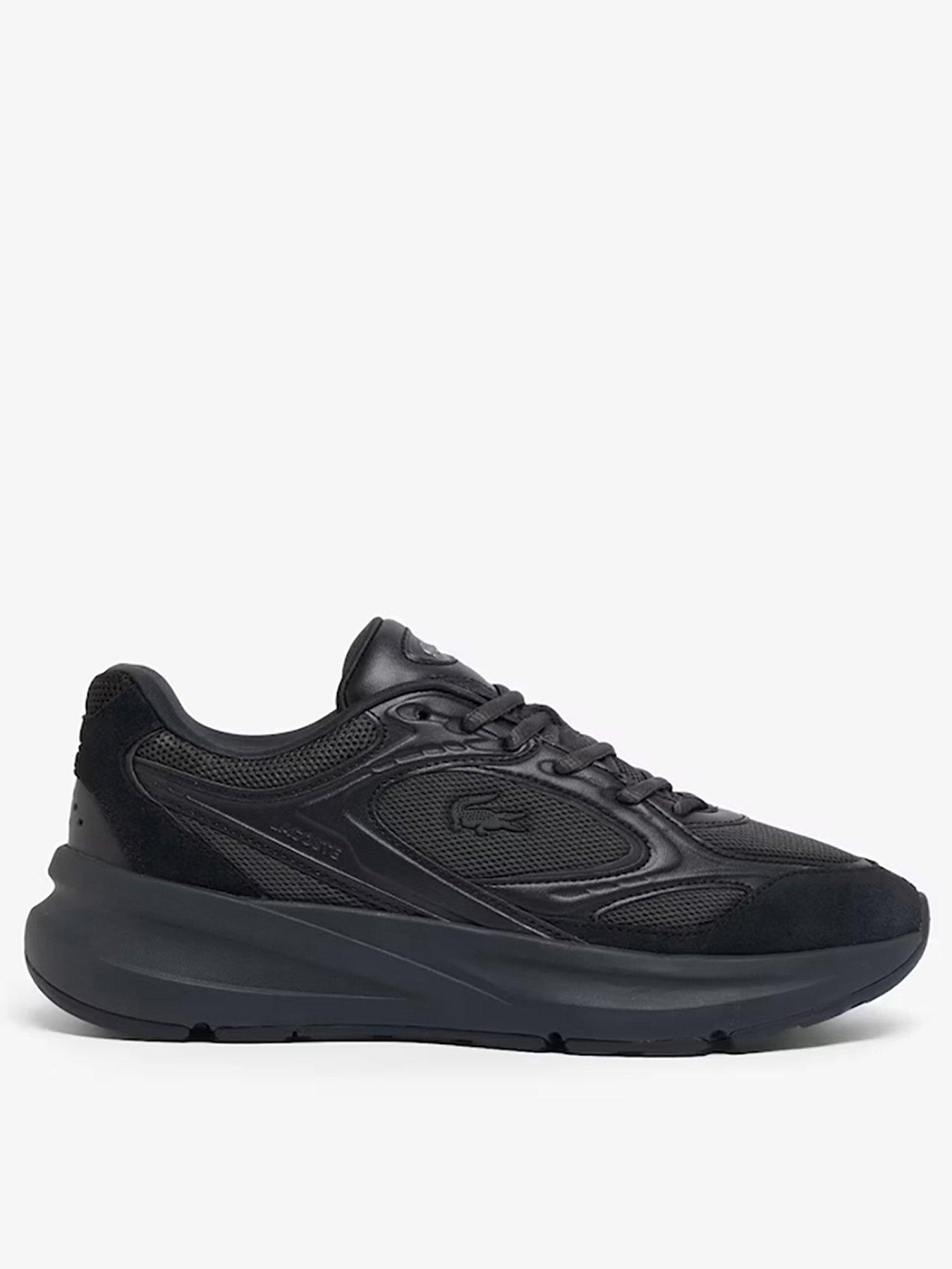 Image 1 of 3 of Lacoste Run Set Lux Ripstop Trainers - Black