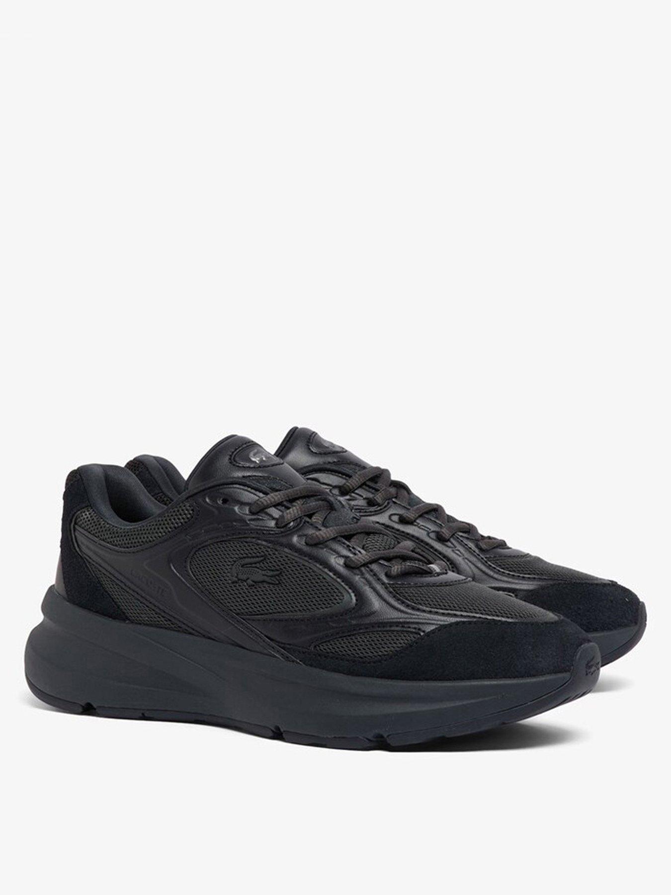 Image 2 of 3 of Lacoste Run Set Lux Ripstop Trainers - Black