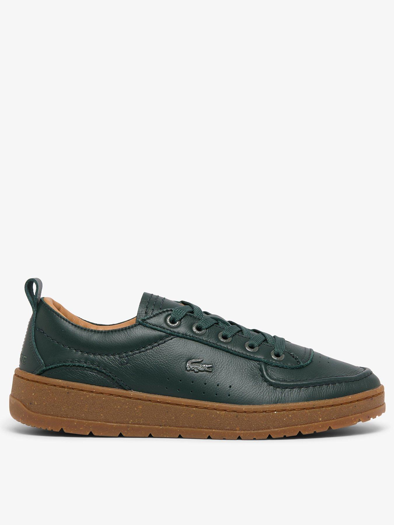 Lacoste Umpire Leather Trainers - Green
