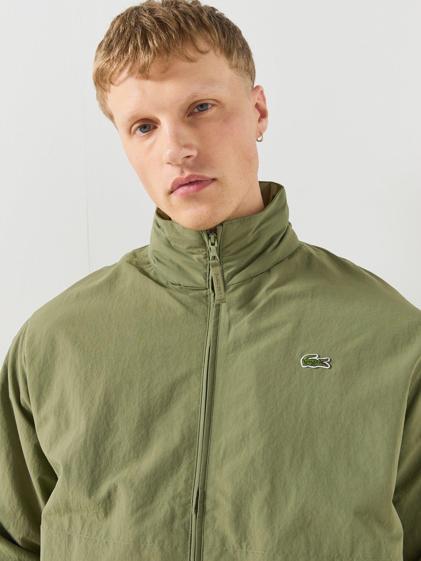 Image 5 of 6 of Lacoste Water Repellent Lightweight Windbreaker - Khaki