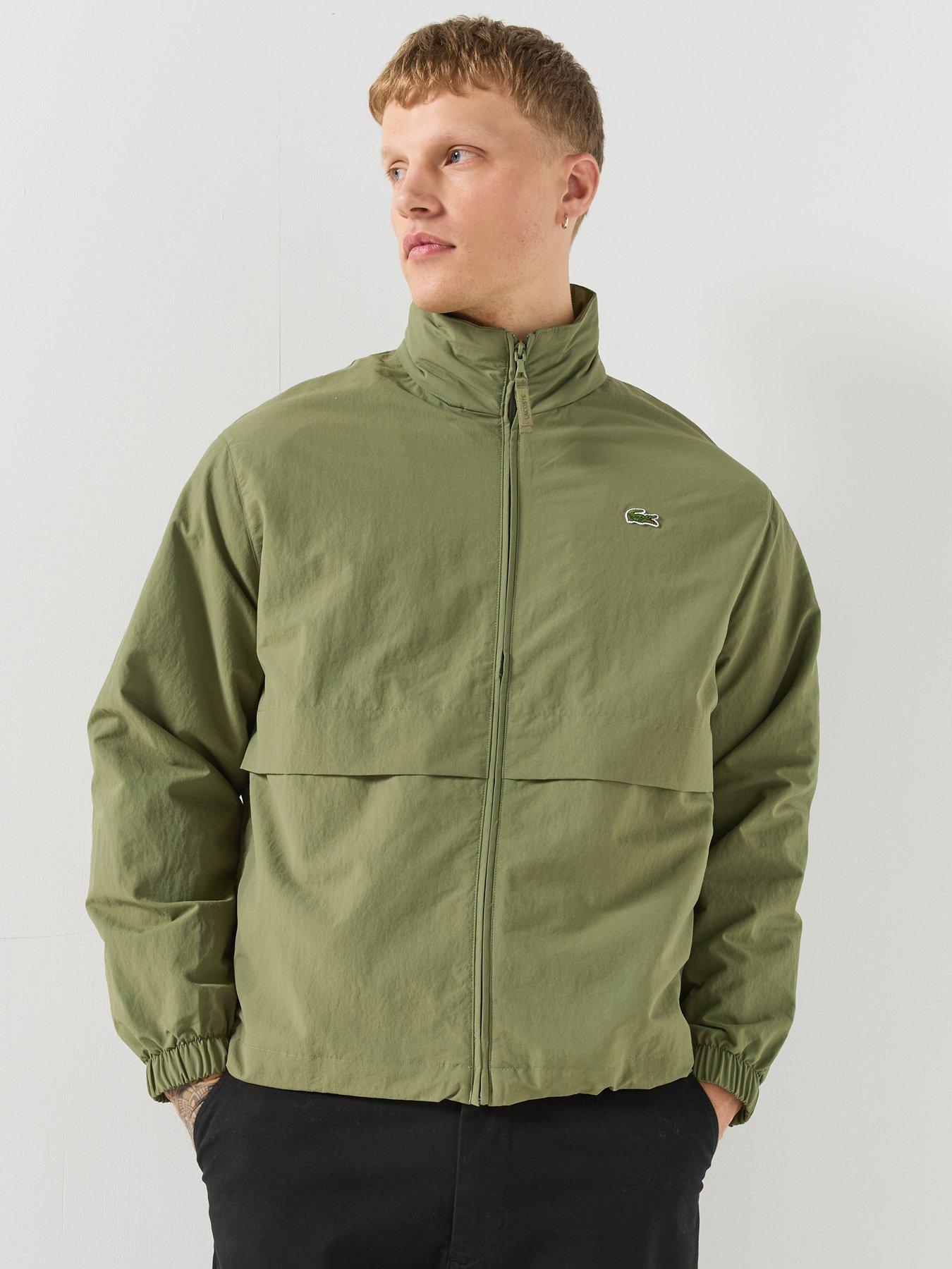 Image 6 of 6 of Lacoste Water Repellent Lightweight Windbreaker - Khaki