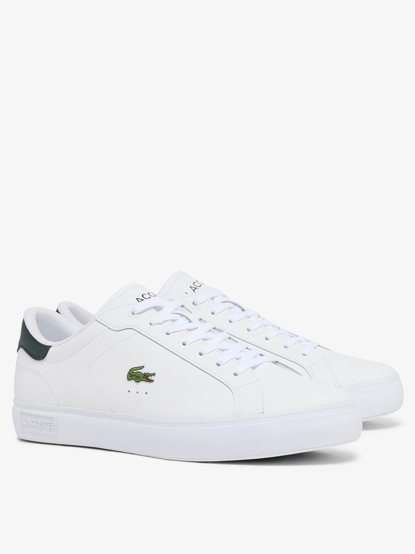 Image 2 of 6 of Lacoste Powercourt Trainers - White