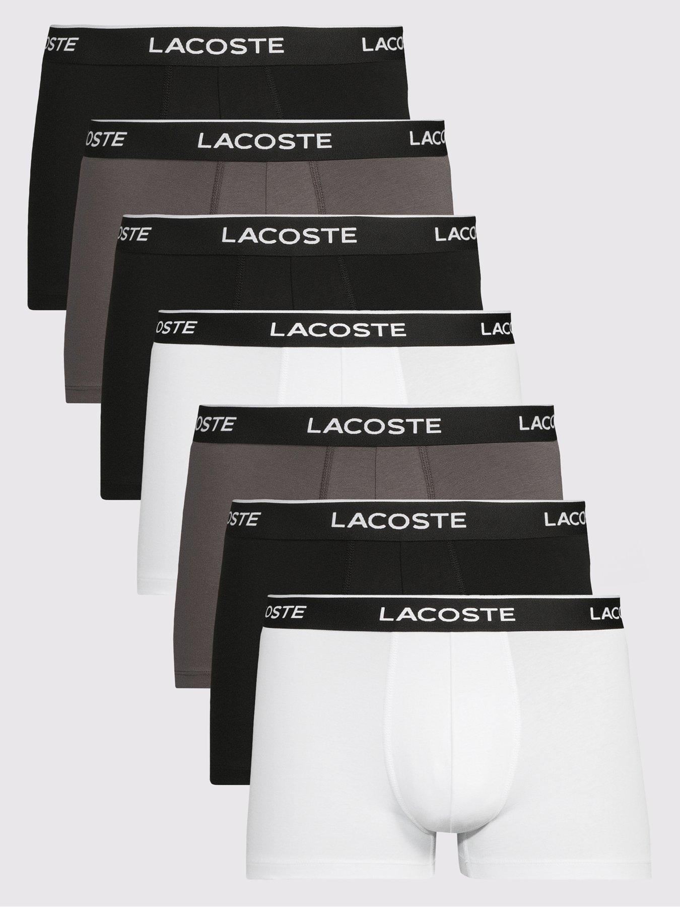 Image 1 of 3 of Lacoste 7 Pack Cotton Stretch Trunks - Multi
