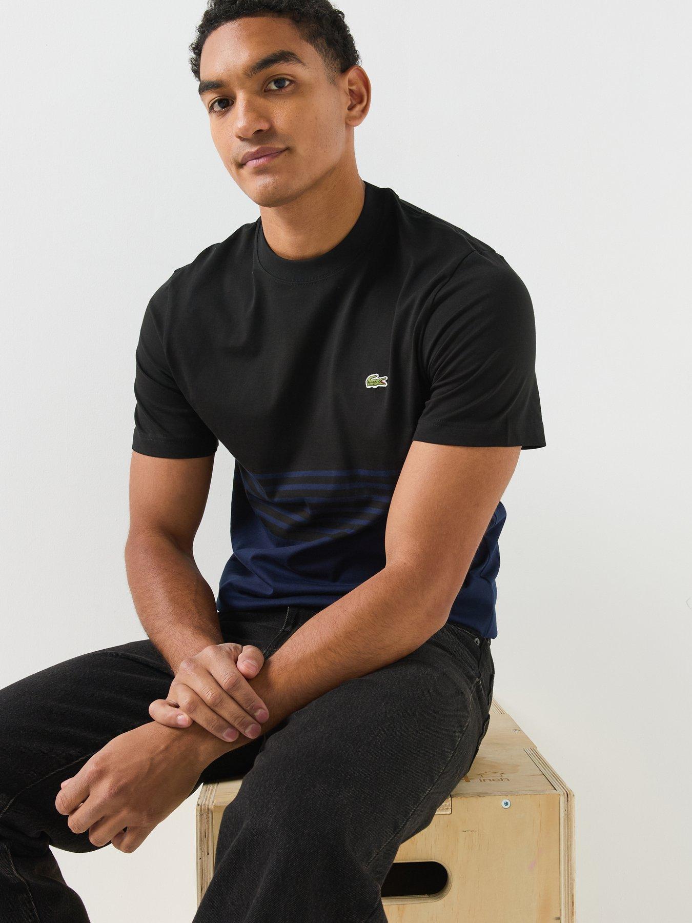 Image 3 of 6 of Lacoste Colour Block T-Shirt - Multi
