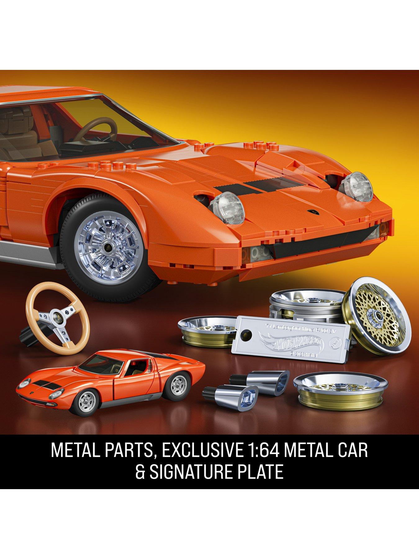 Image 5 of 7 of Hot Wheels <p>'71 Lamborghini Miura P400 SV Premium Building Set</p>