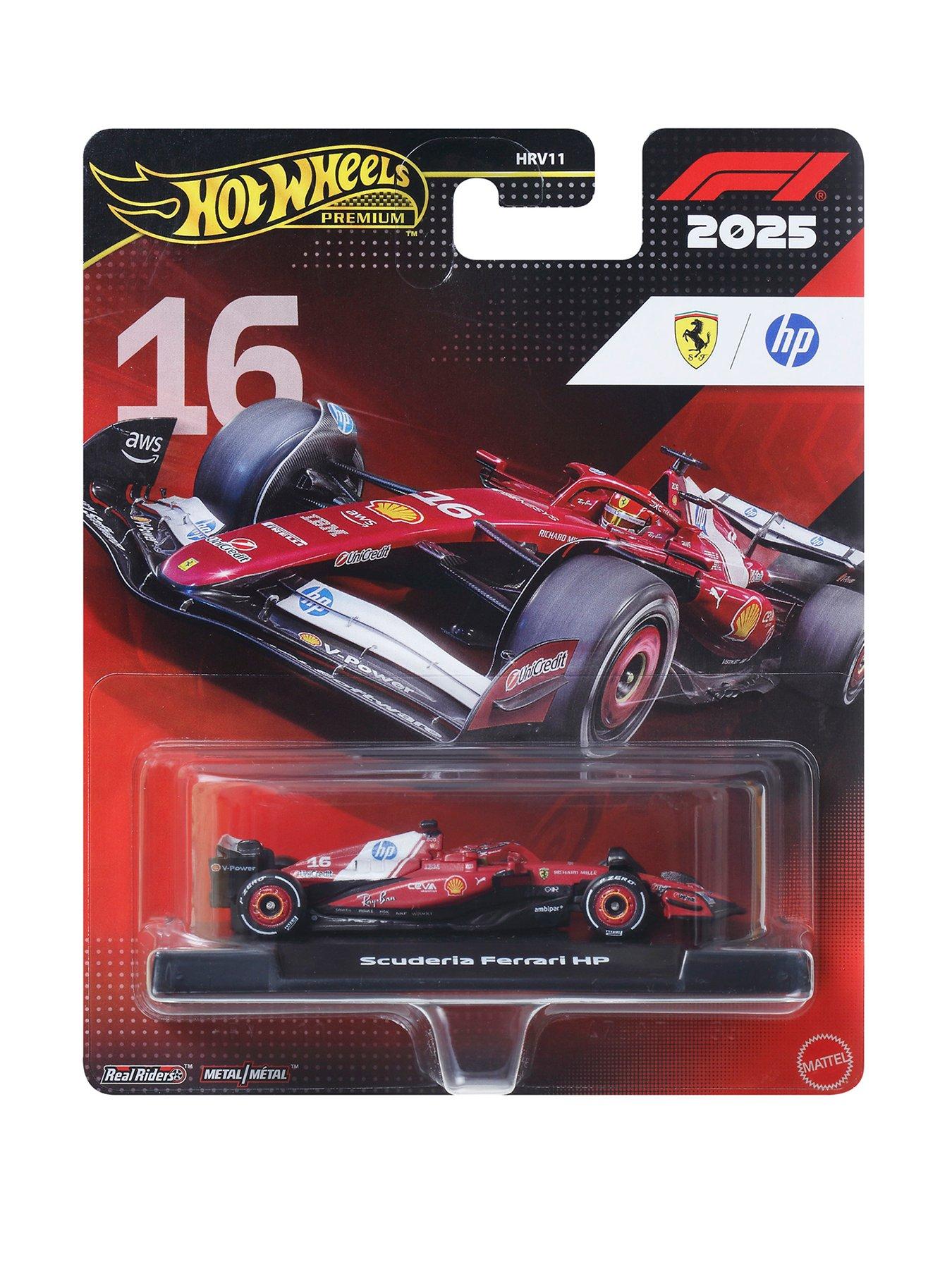 Hot Wheels Formula 1 Premium Die-Cast Collectible Race Car (Styles May Vary)
