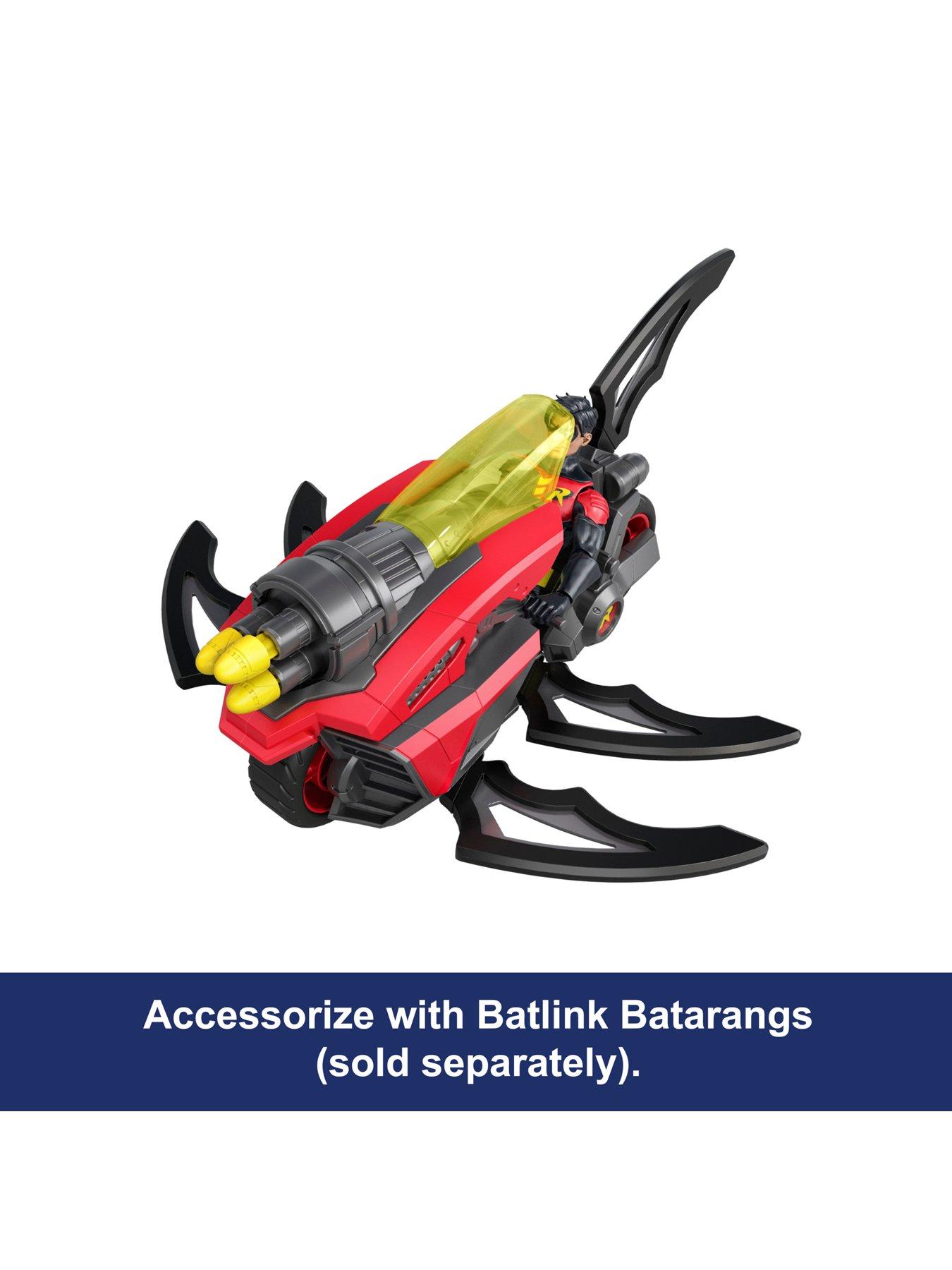 Image 3 of 6 of DC Comics <p>Robin Action Figure &amp; Batlink Robin Cycle Vehicle with Projectile Launcher</p>